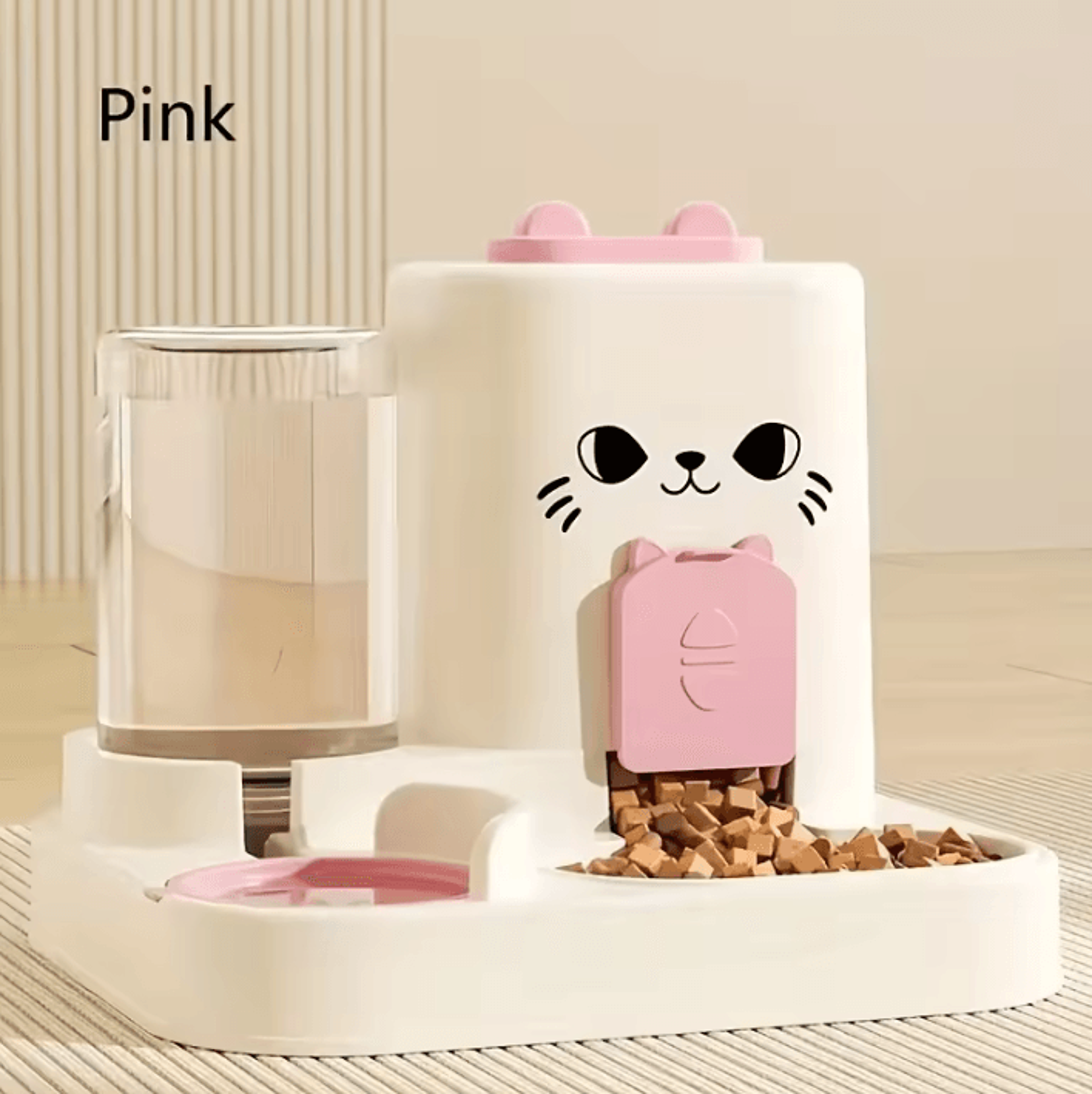 LargeCapacity Automatic Pet Feeder  Water Dispenser Set 2