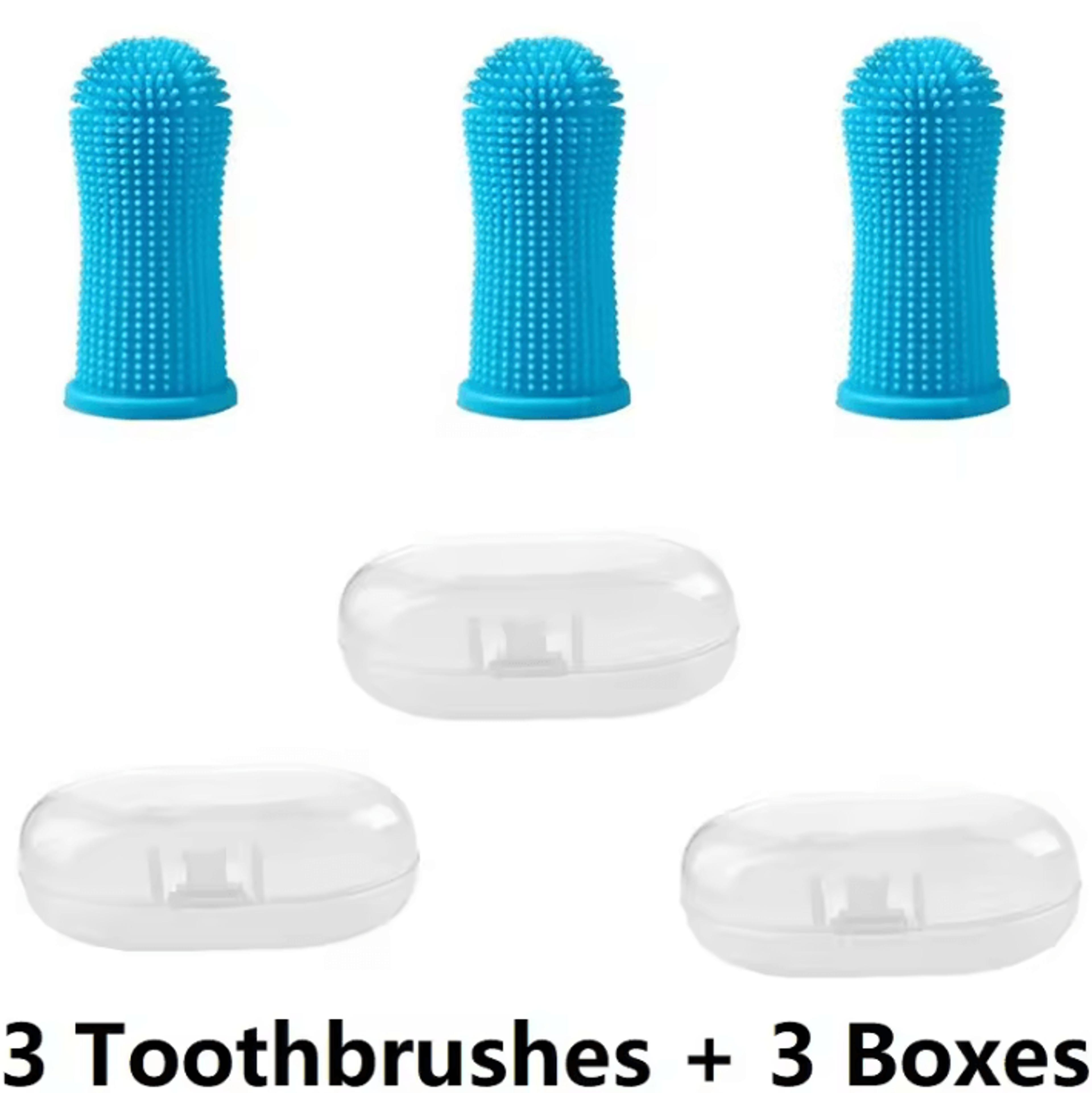 GentlePaw Finger Toothbrush Set For Dogs  Cats 4
