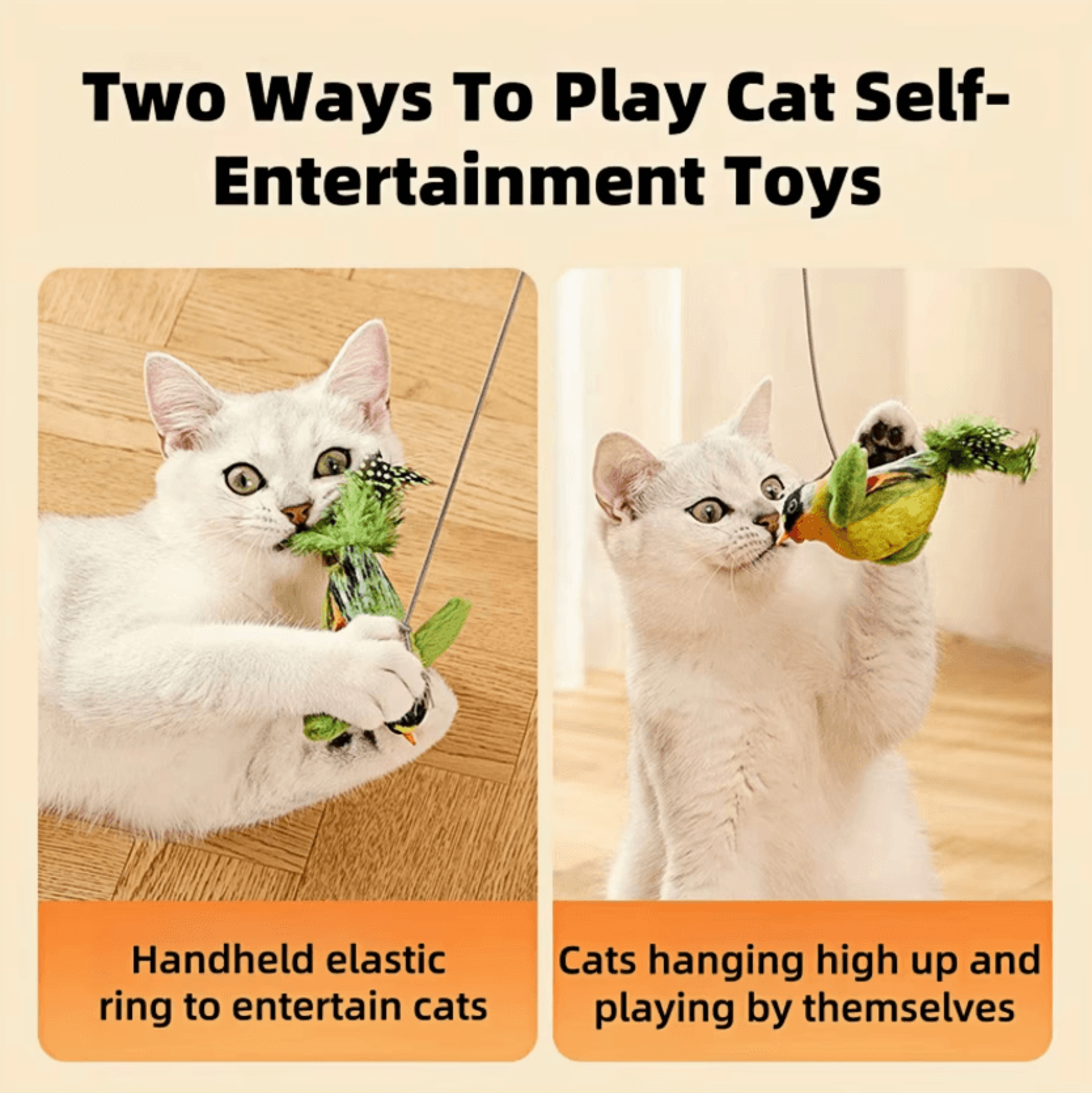 ChirpyPaws Interactive Bird Sound Cat Toy 3