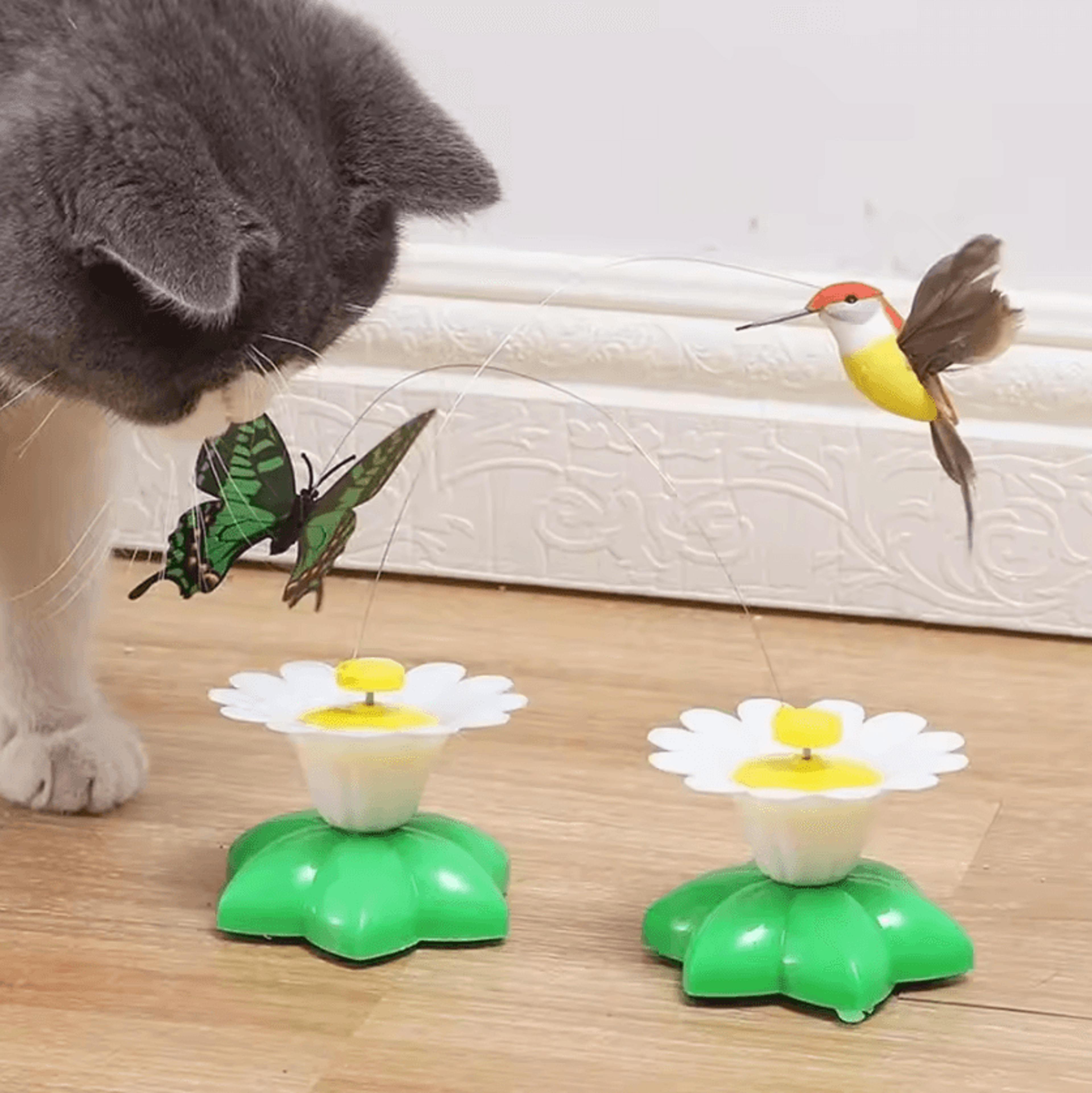 FlutterFly Interactive Electric Butterfly Cat Toy 0
