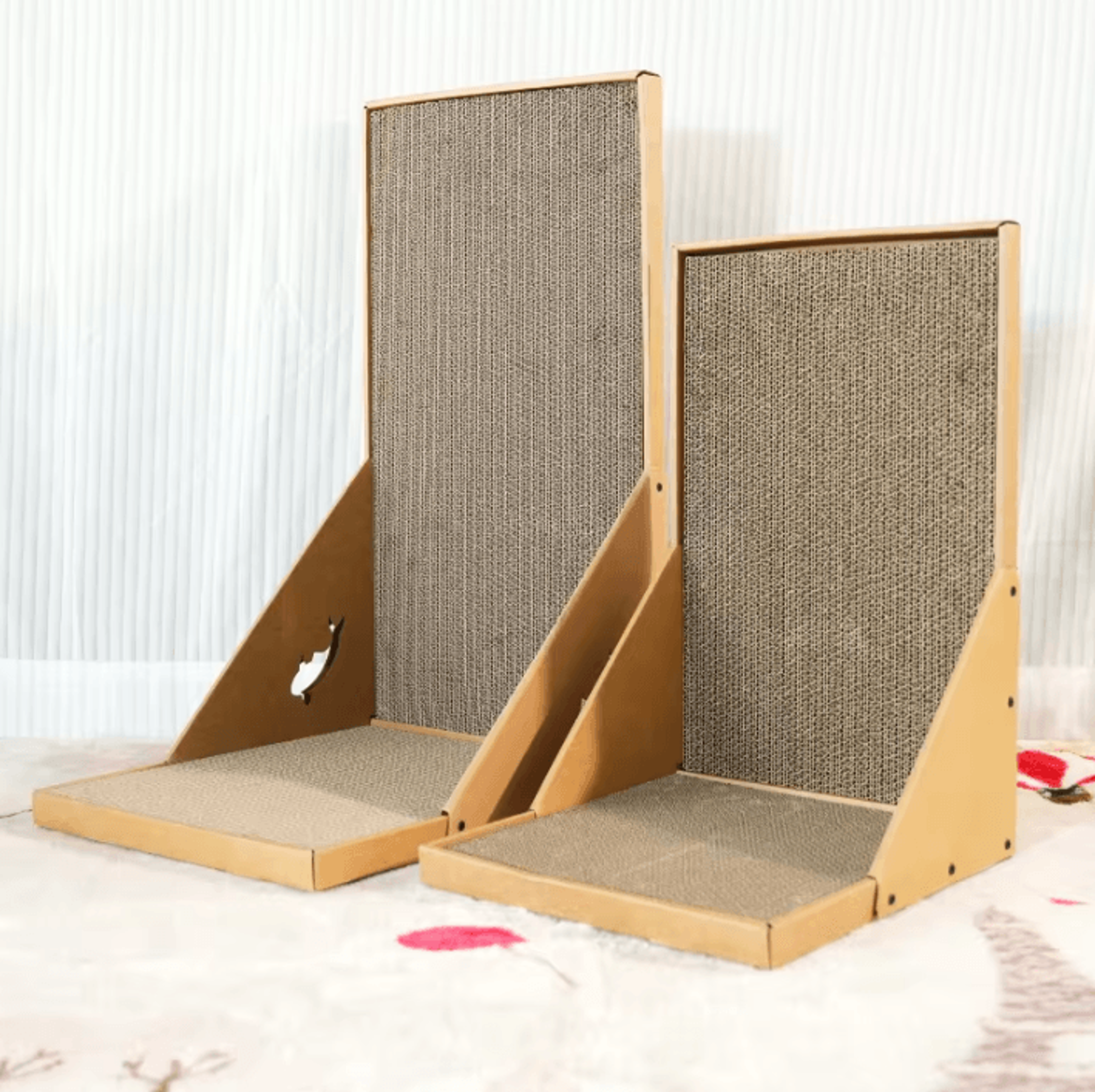 ClawGuard LShaped Cat Scratching Post  Vertical Sofa Protector Scratcher For Indoor Cats 1