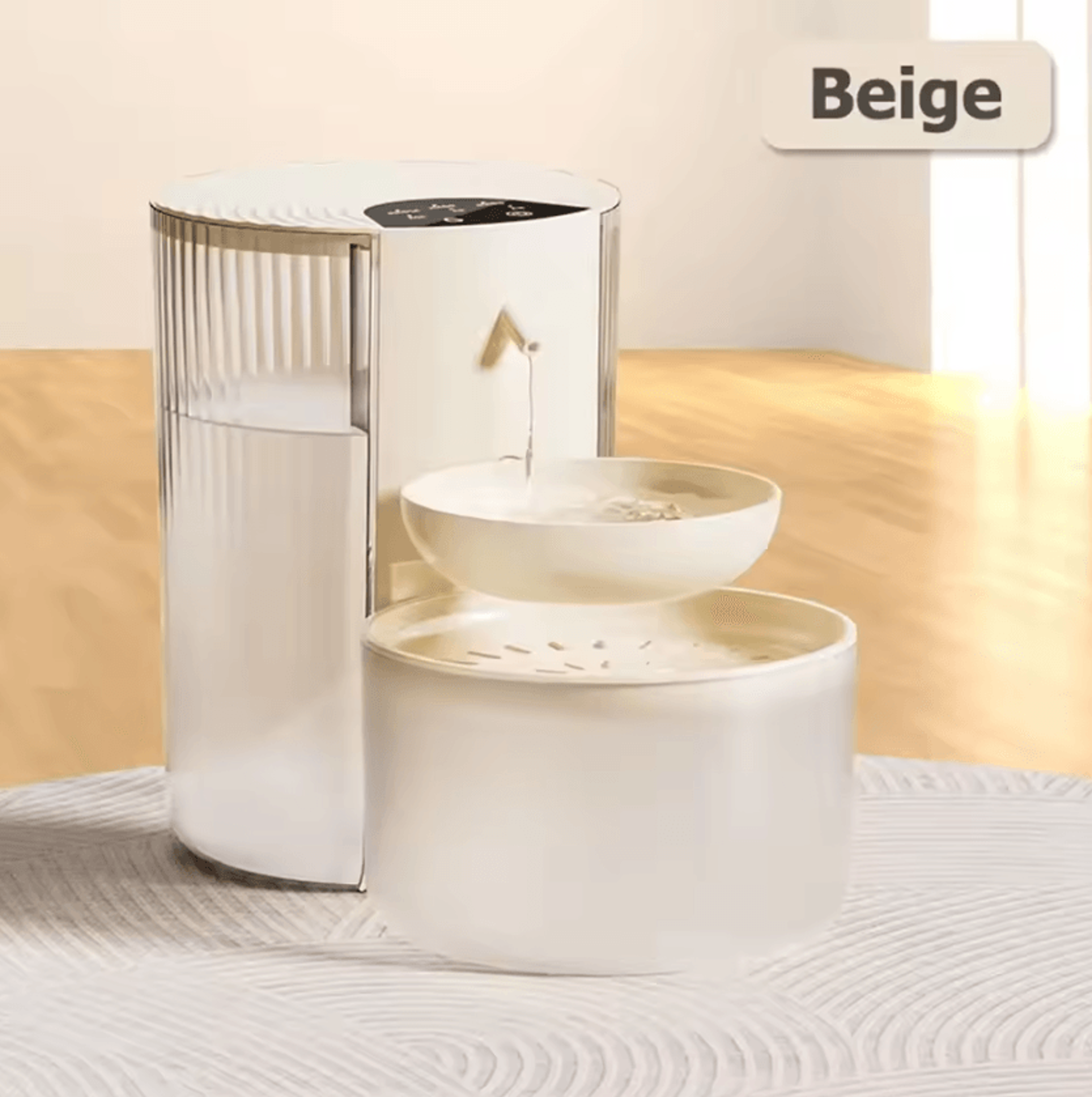 PureFlow Smart Pet Water Dispenser  Large Capacity Clean  Dirty Water Separation Fountain 5