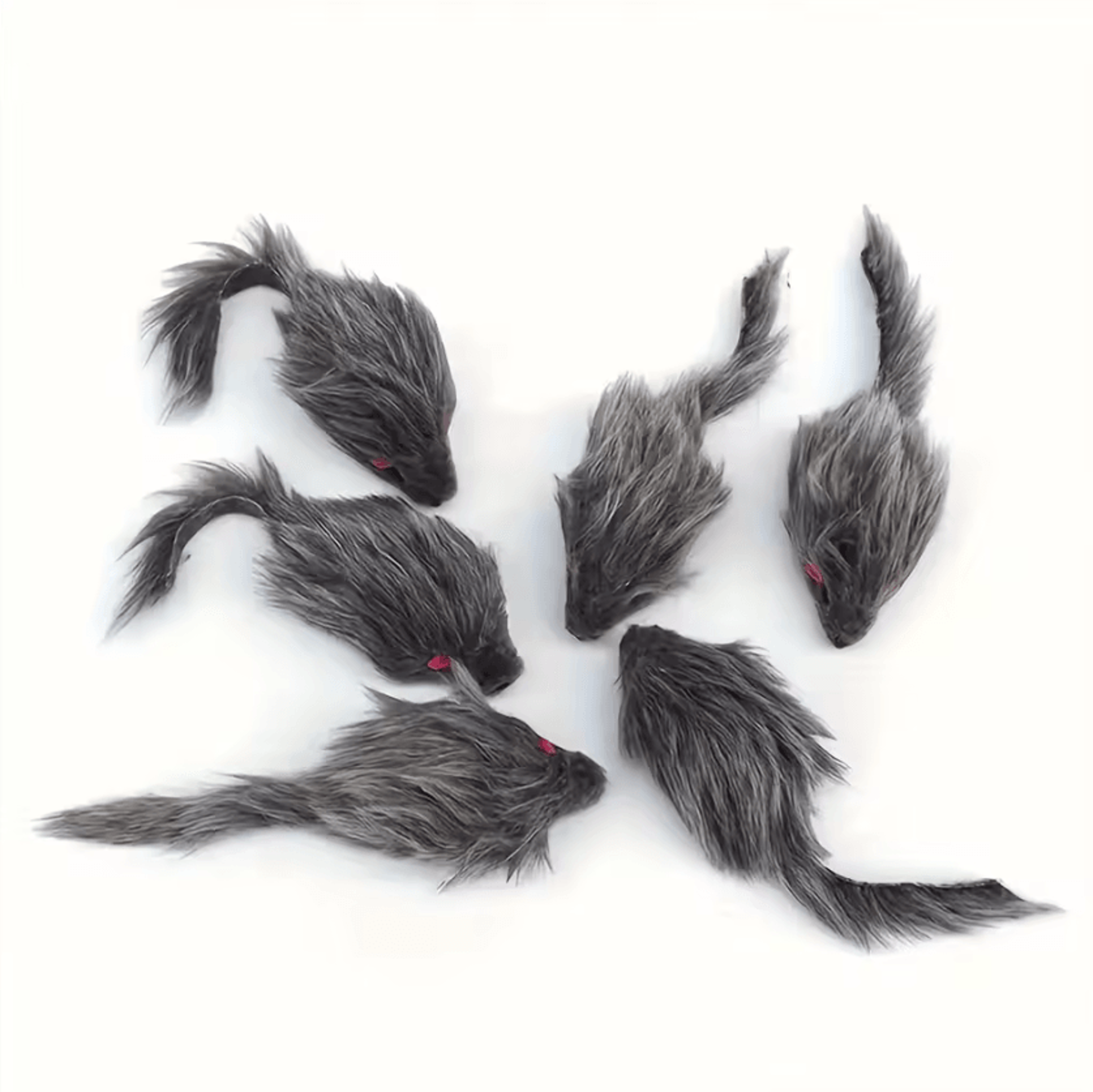 HuntPlay Plush Mouse Cat Toys Set 5