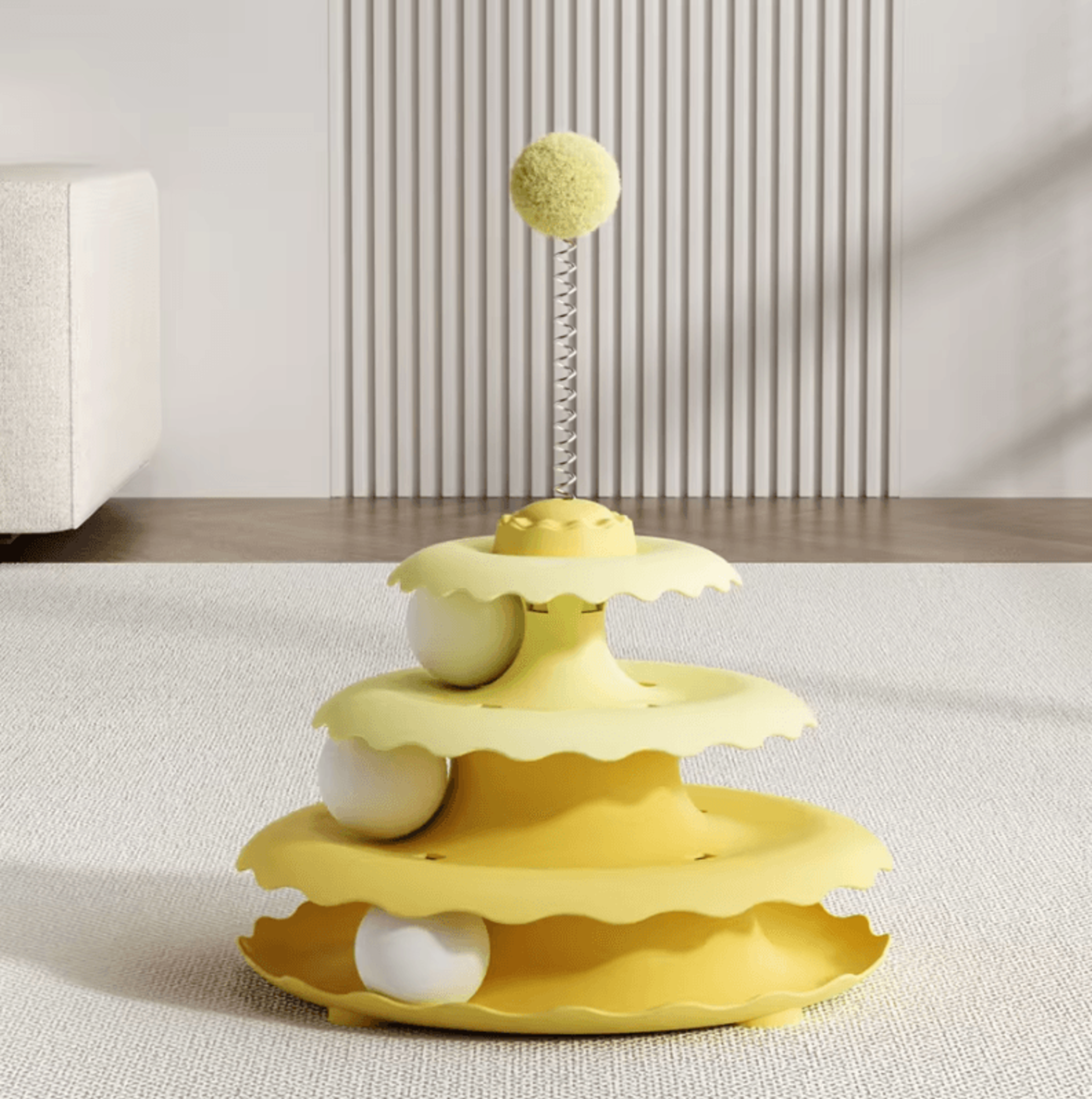 SpinPounce Interactive Cat Turntable Toy 2