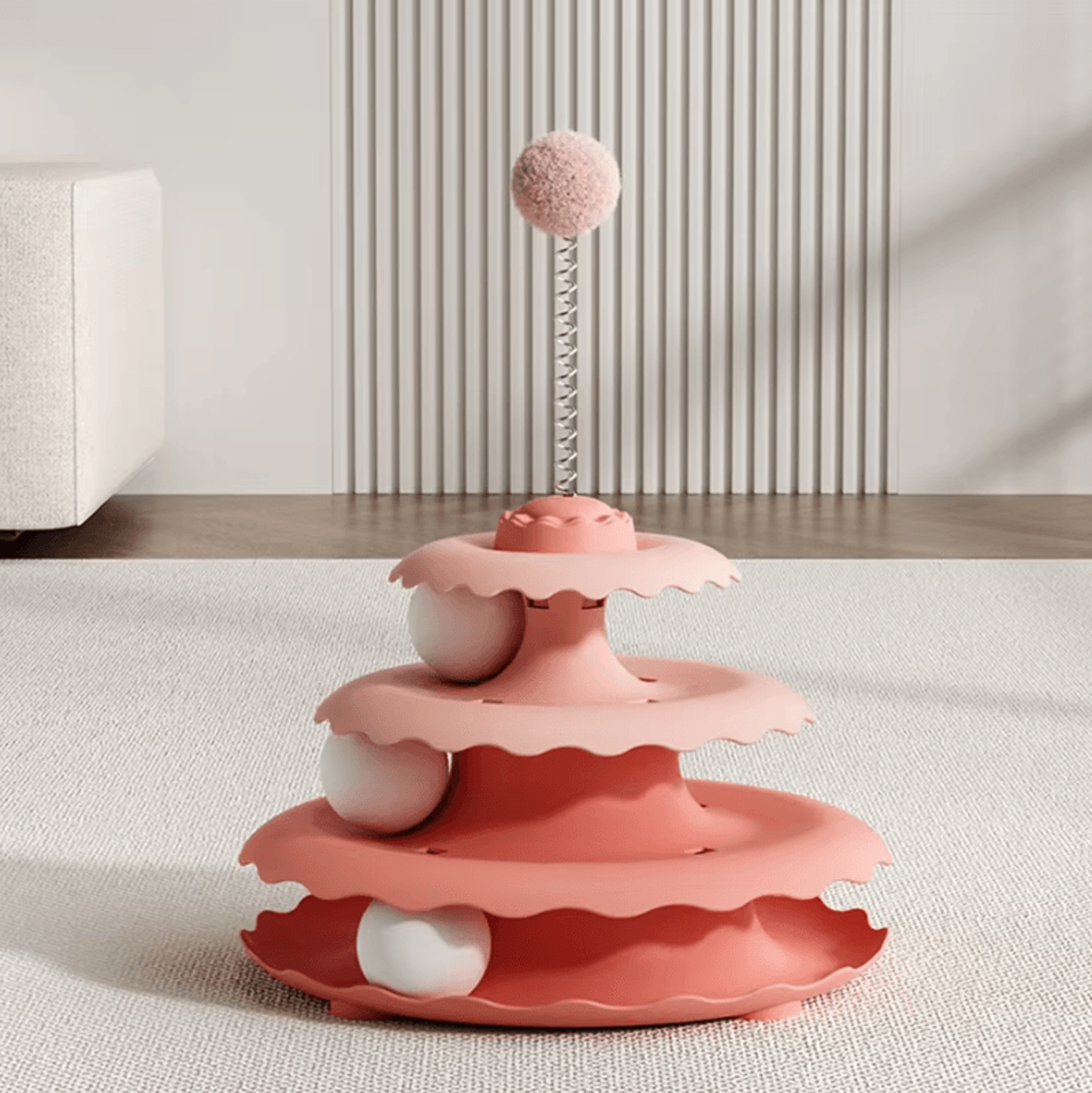 SpinPounce Interactive Cat Turntable Toy 5