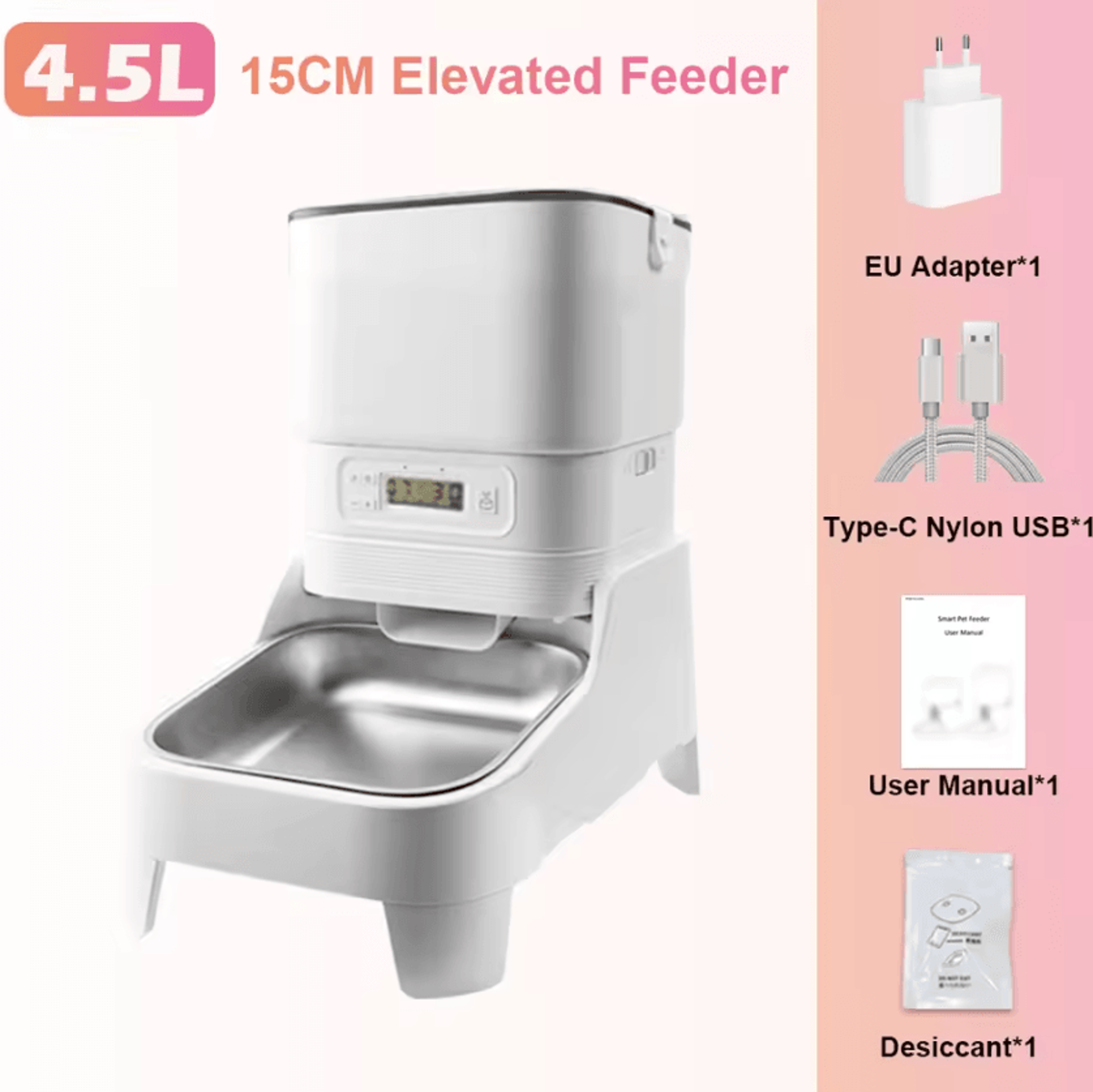 SmartServe AI Camera Automatic Pet Feeder For Cats  Dogs 4