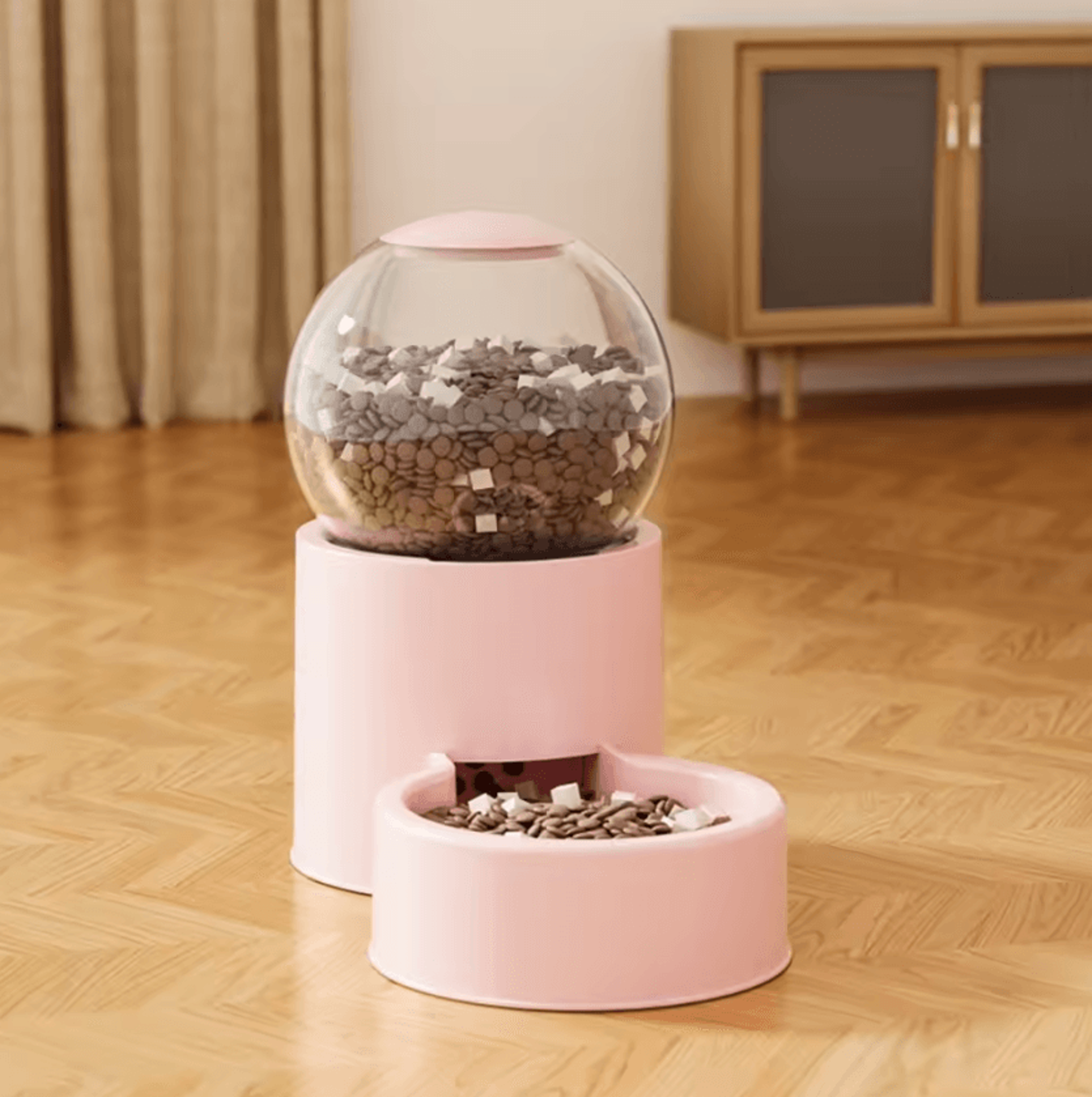 ElevaFlow Automatic Pet Feeder  Water Dispenser With Neck Protection Design 5