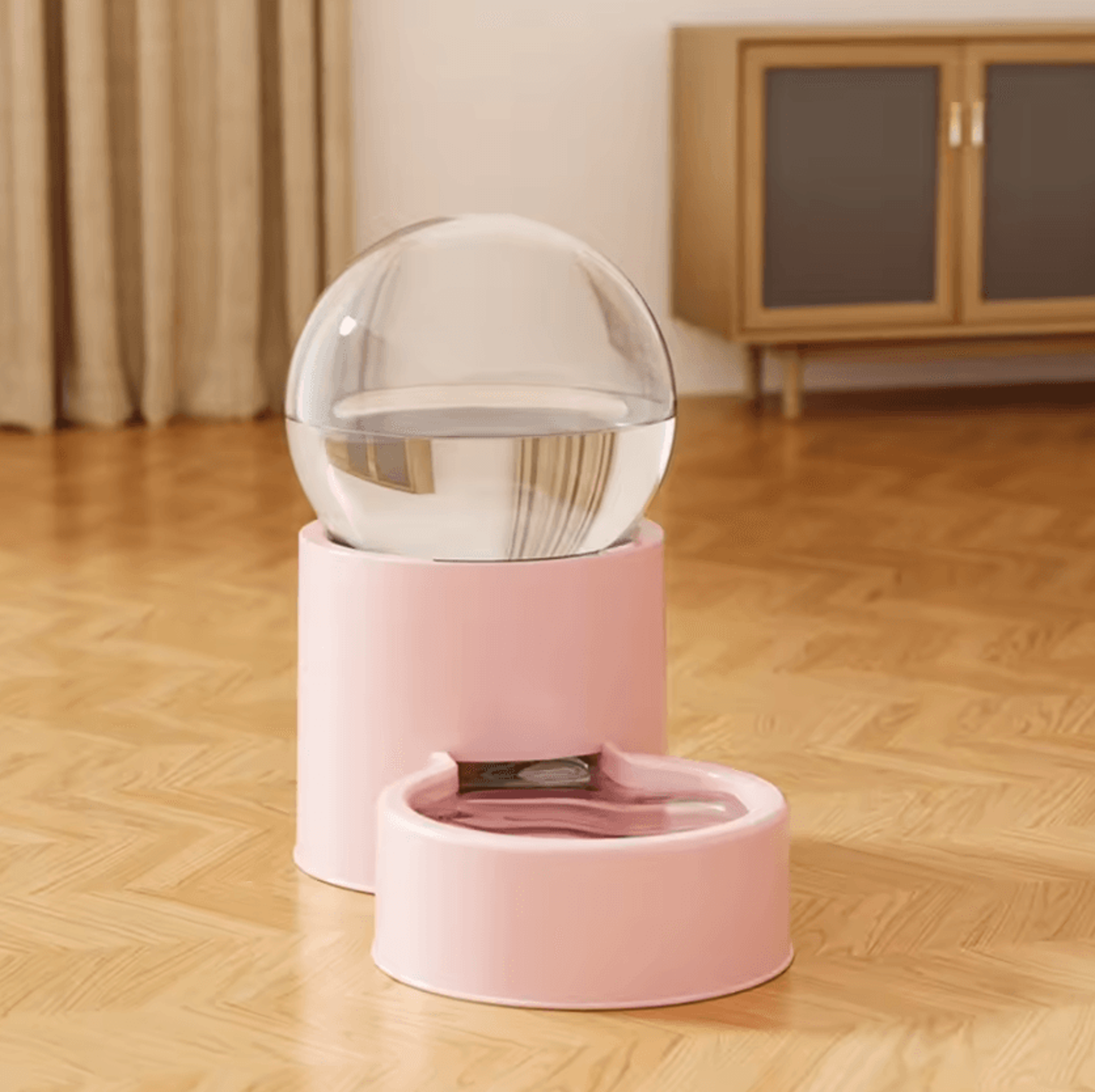 ElevaFlow Automatic Pet Feeder  Water Dispenser With Neck Protection Design 7