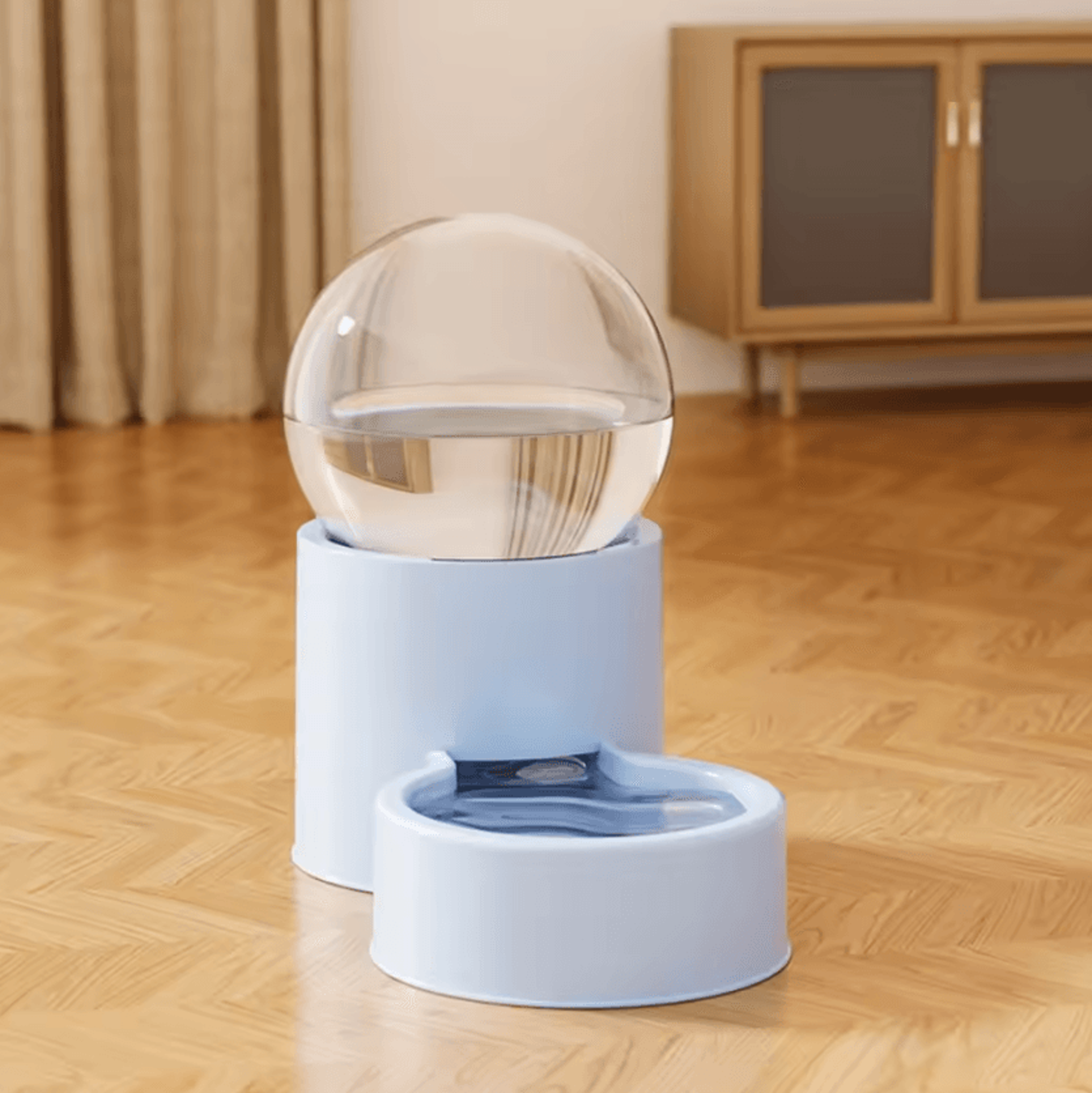 ElevaFlow Automatic Pet Feeder  Water Dispenser With Neck Protection Design 8