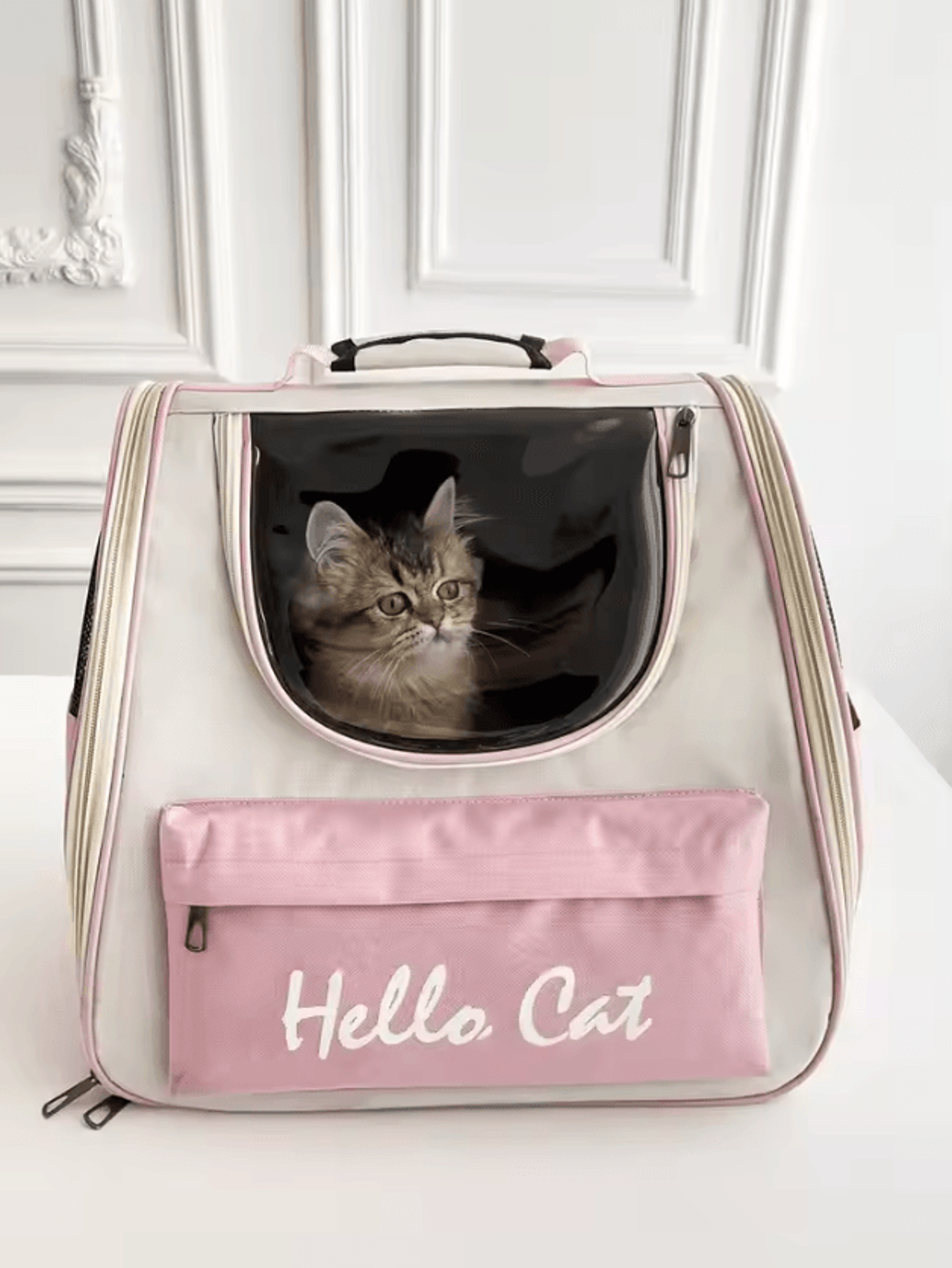 TrailNest Windproof Pet Carrier Backpack For Cats  Small Dogs 0