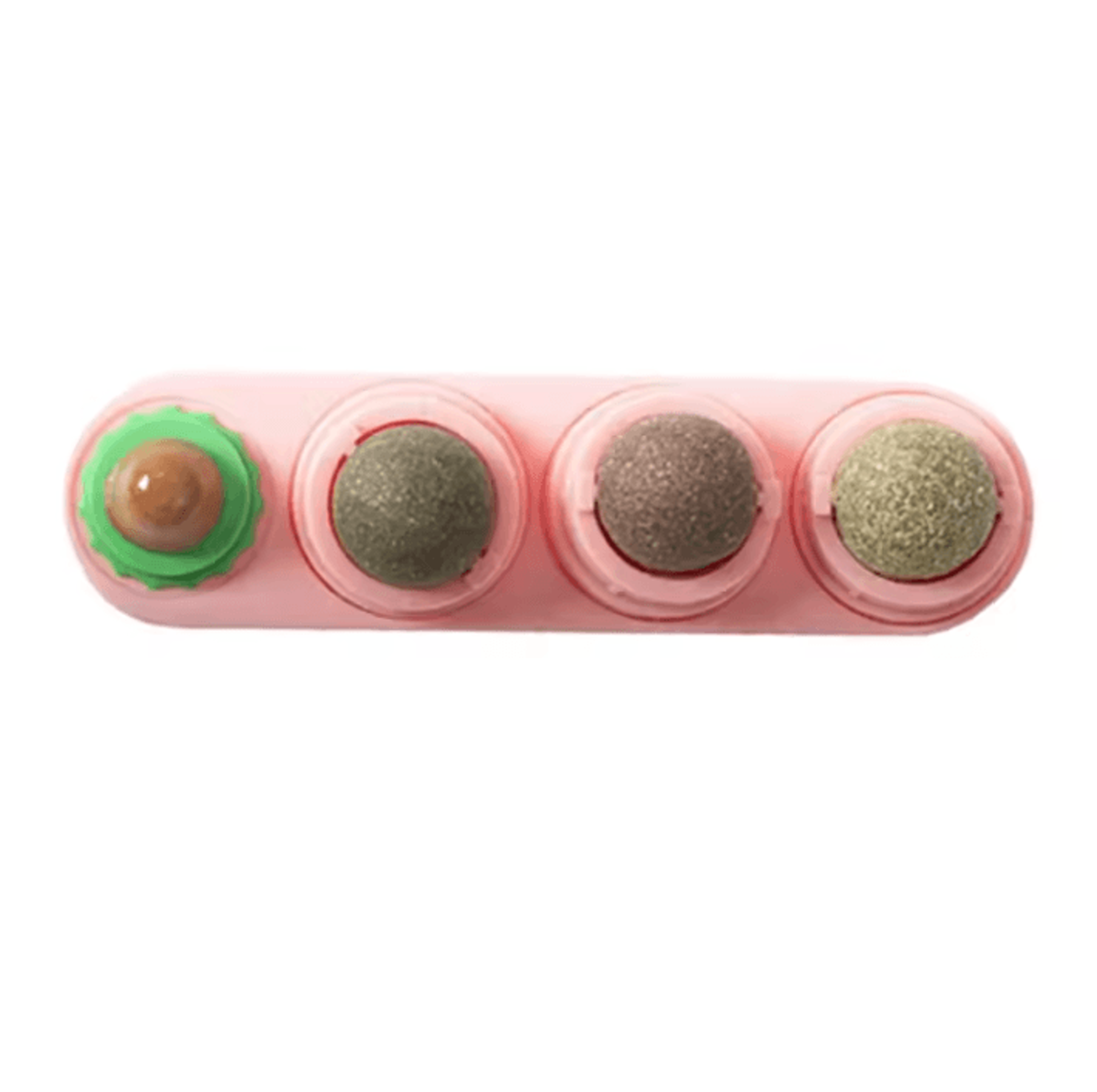 SpinFresh 4in1 Catnip Wall Toy  Rotating Silver Vine Ball For Teeth Cleaning  Play 7