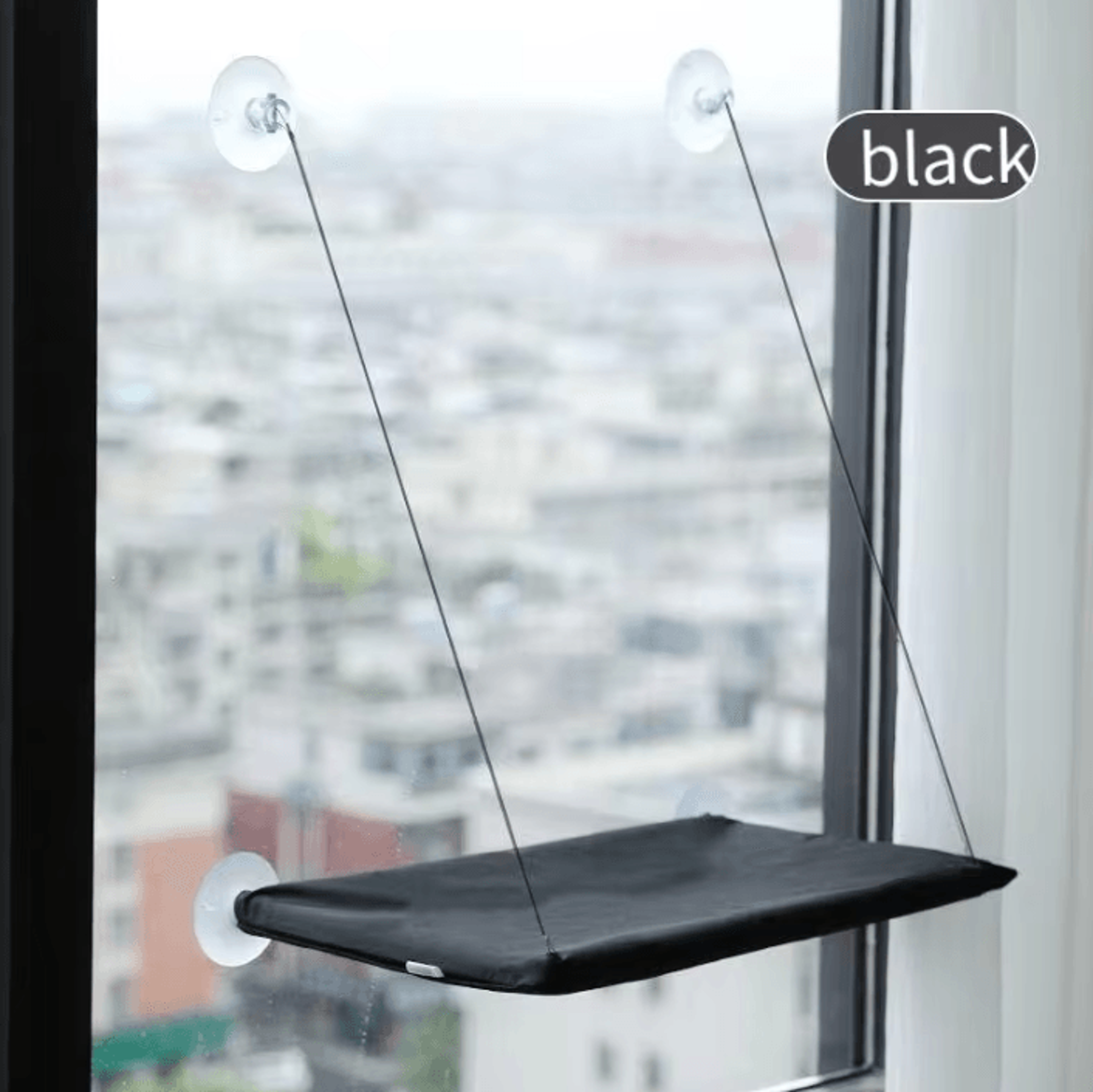 Winter Window Hammock Cat Bed With Suction Cups  Climbing Lounge 5