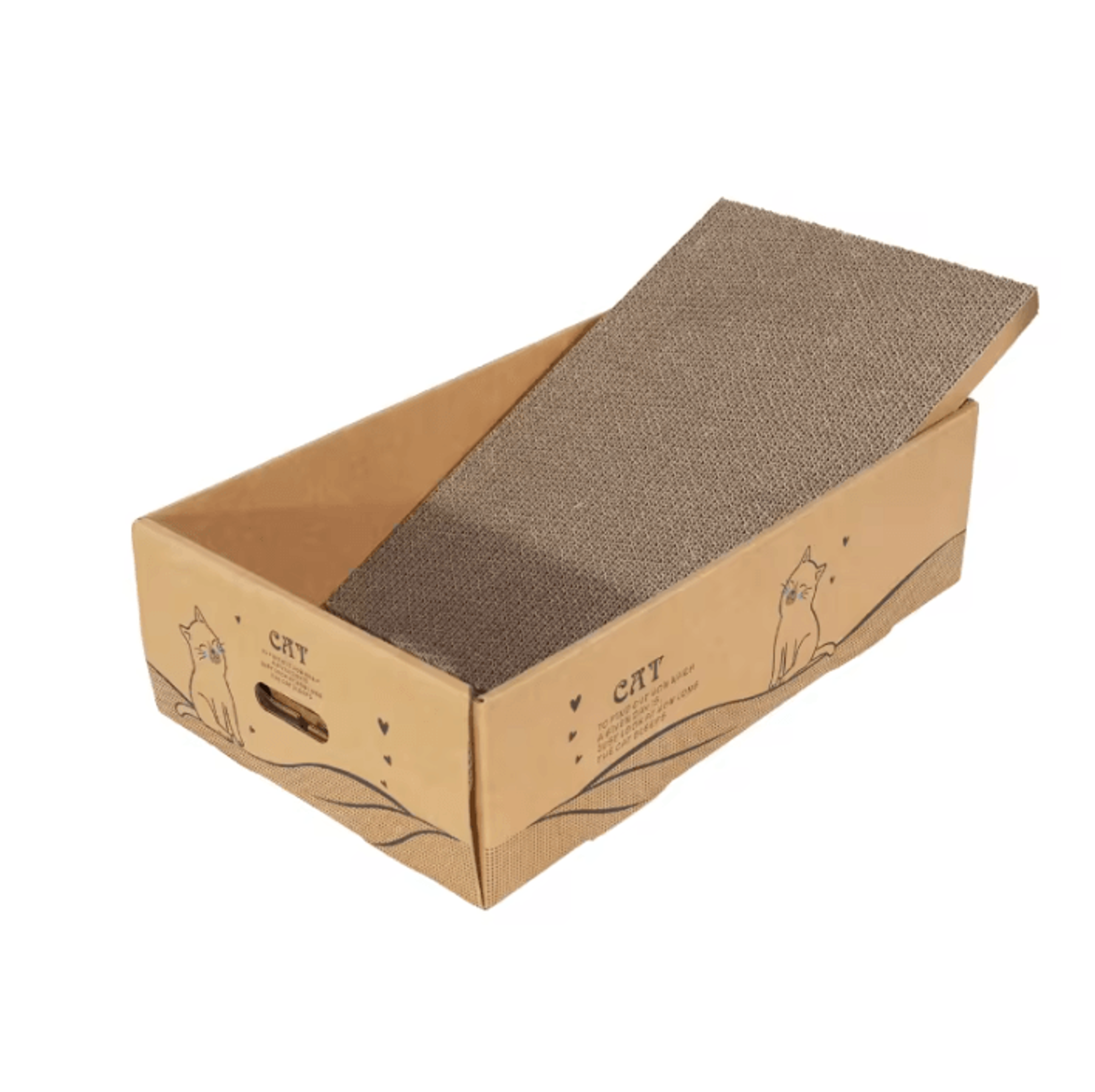 6Pack Extra Large Reversible Cardboard Cat Scratching Posts For Indoor Cats 3