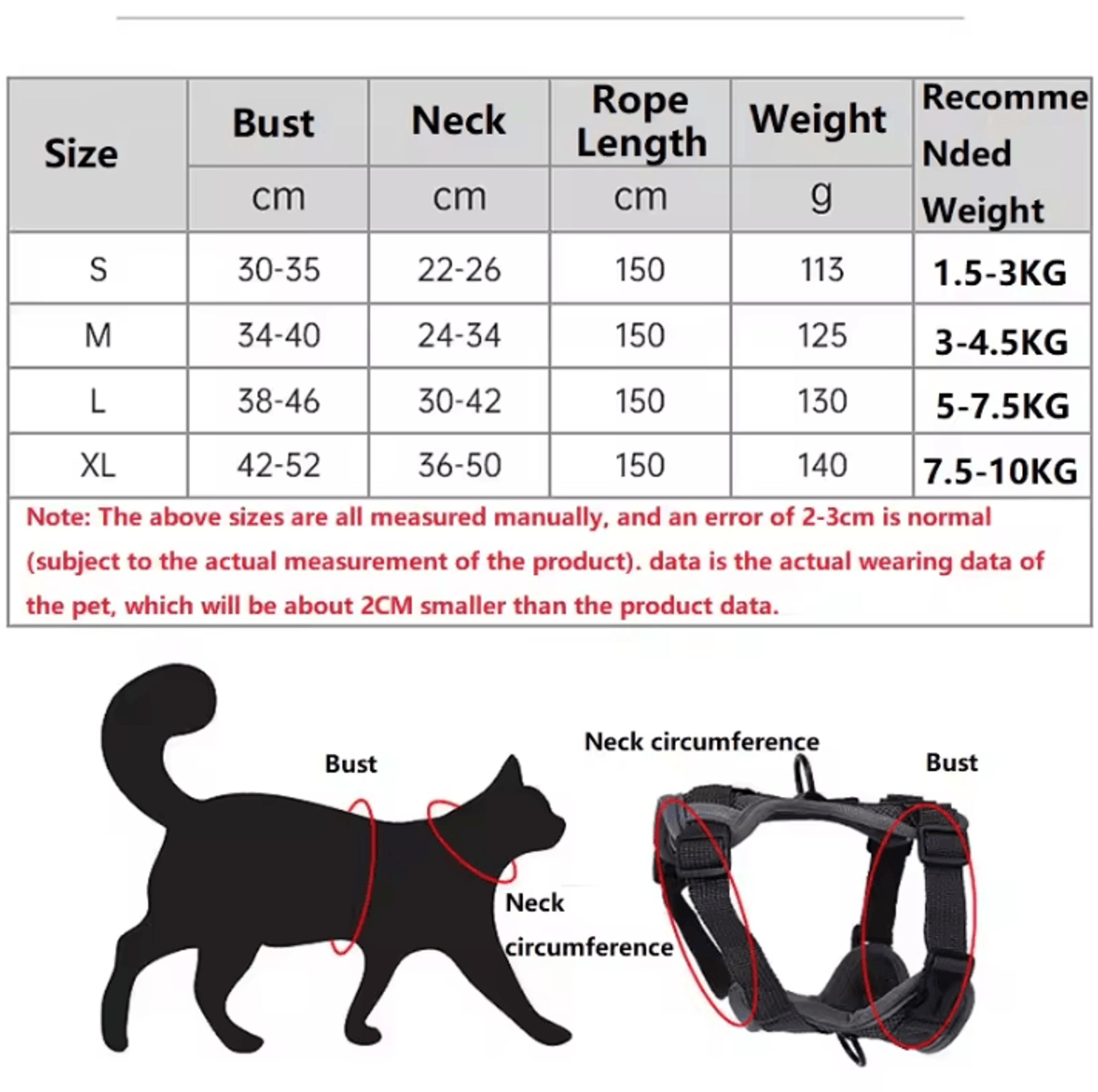 SecureFit AntiEscape Cat Harness  Leash Set 1