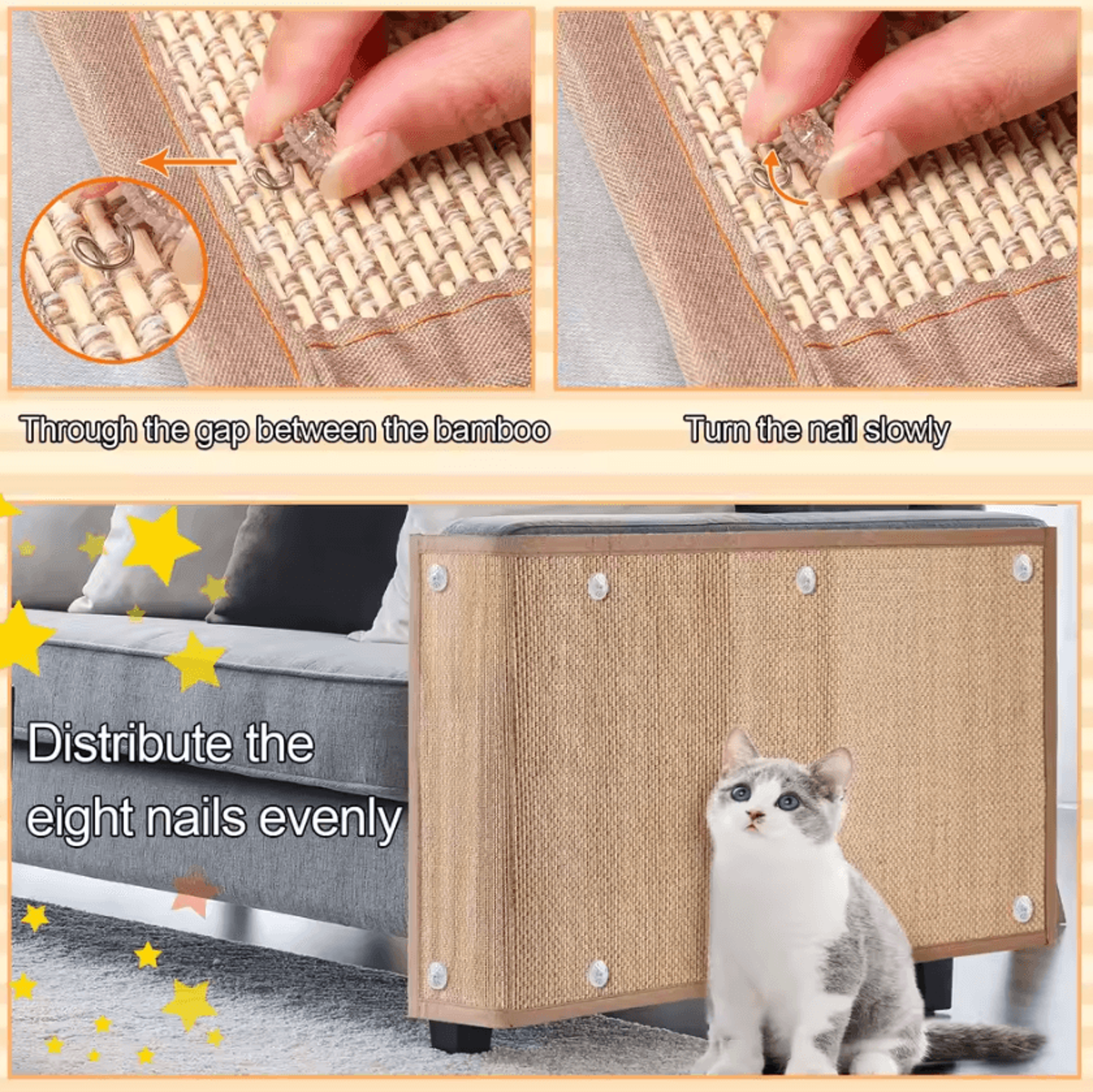 ScratchShield Couch  Sofa Cat Scratcher Protector Mat 3