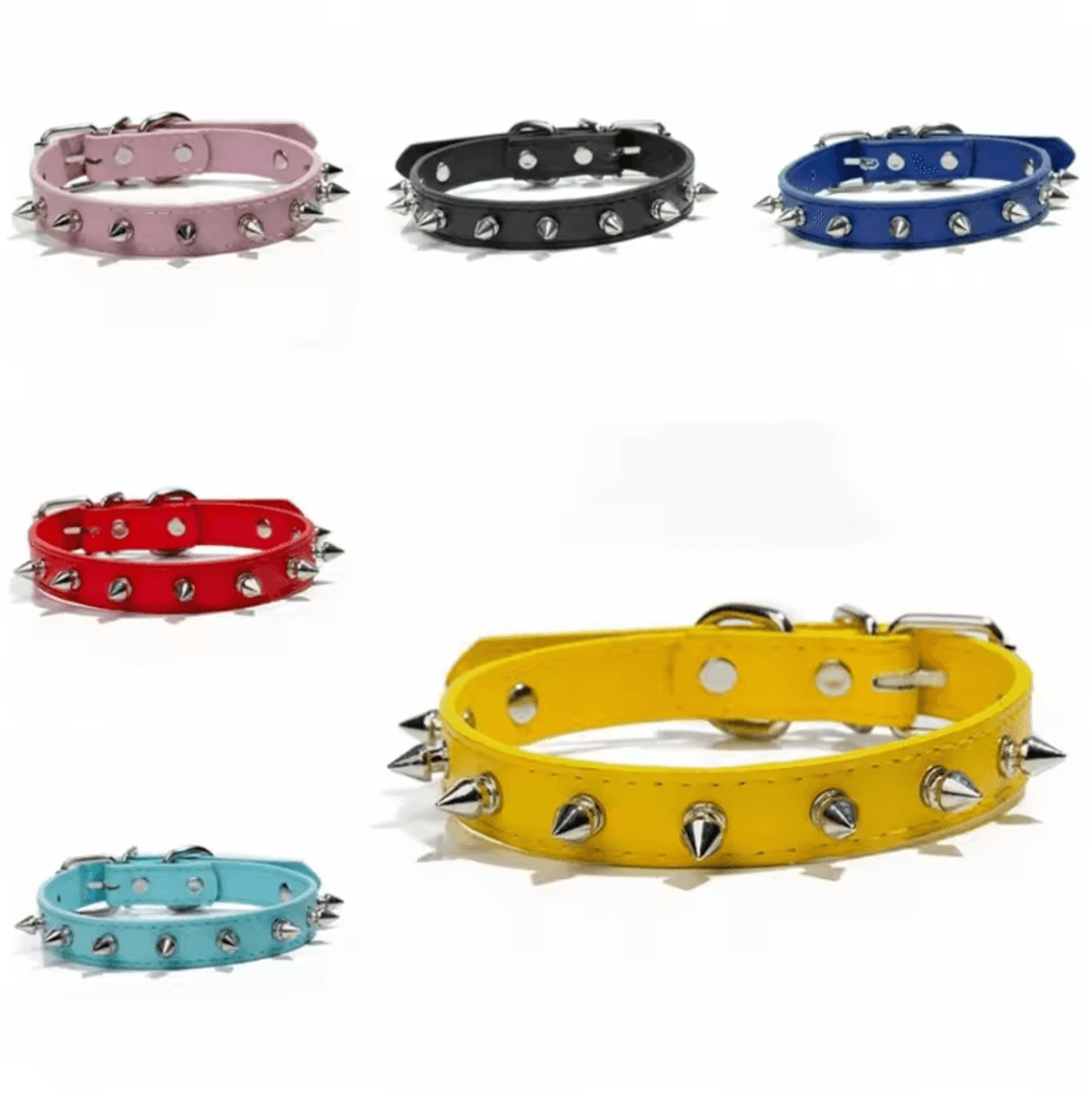 RebelPaws Adjustable Studded Pet Collar 1
