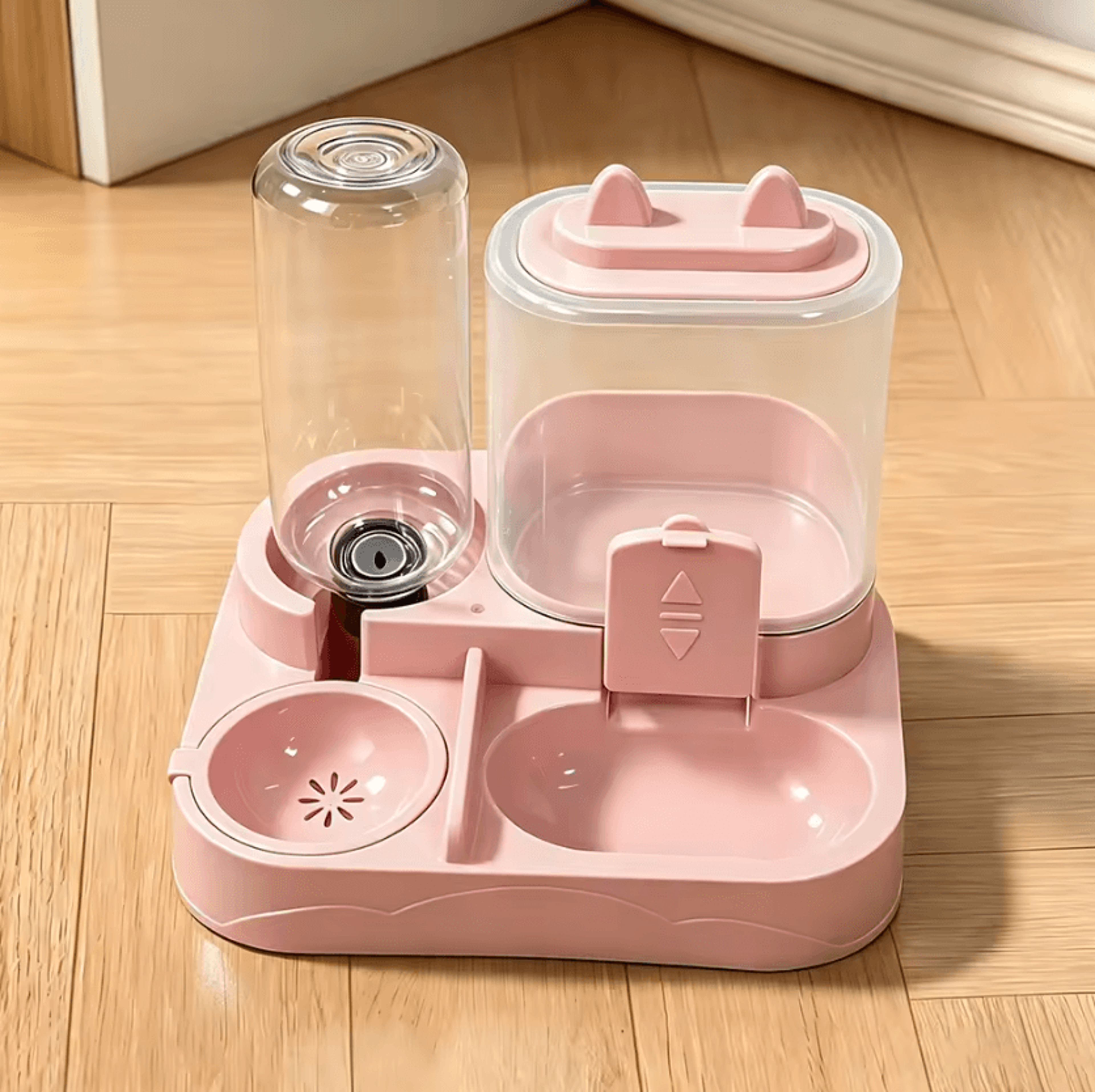 2in1 Automatic Pet Feeder  Water Dispenser Station 5
