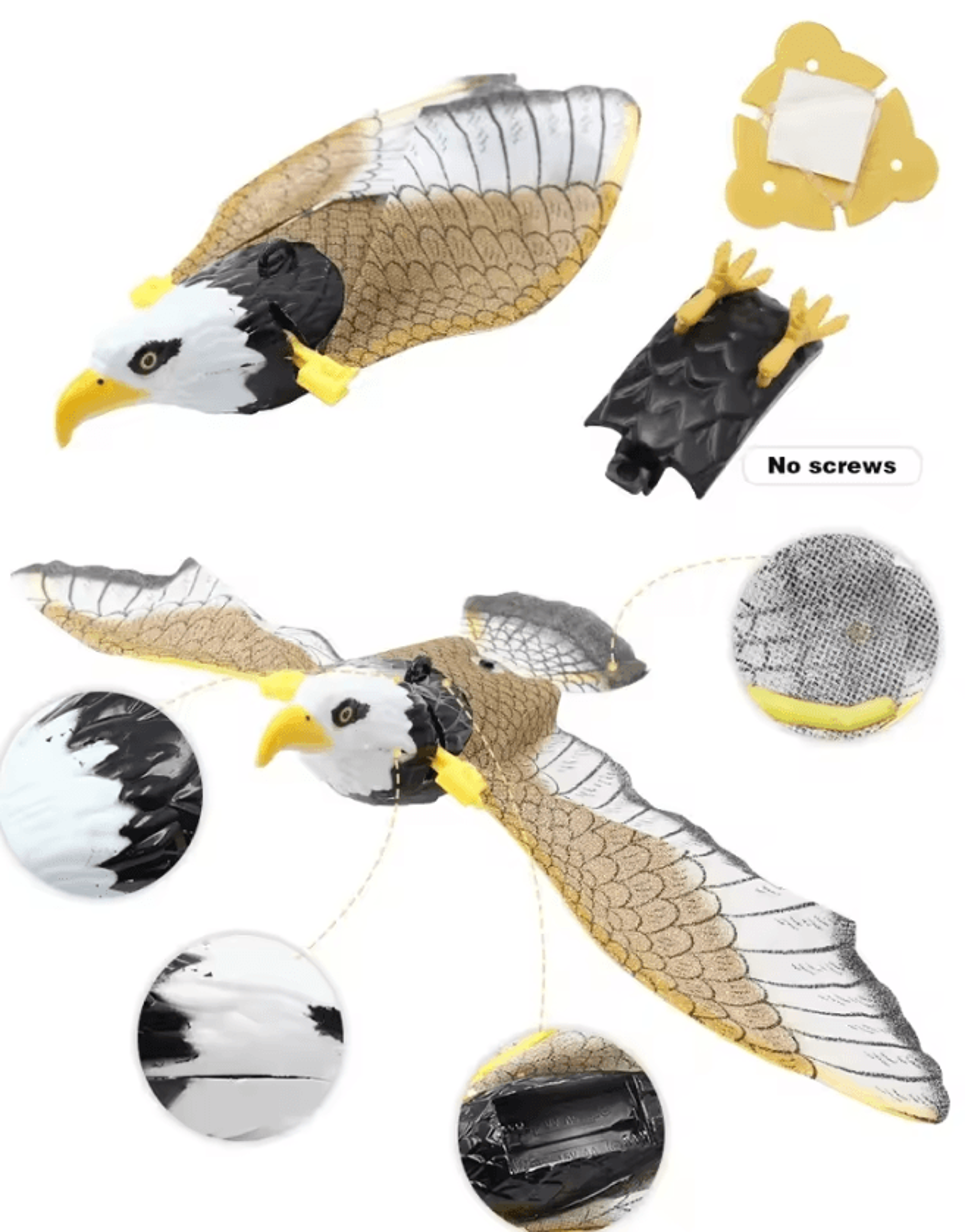Electric Flying Bird Interactive Cat Toy 1