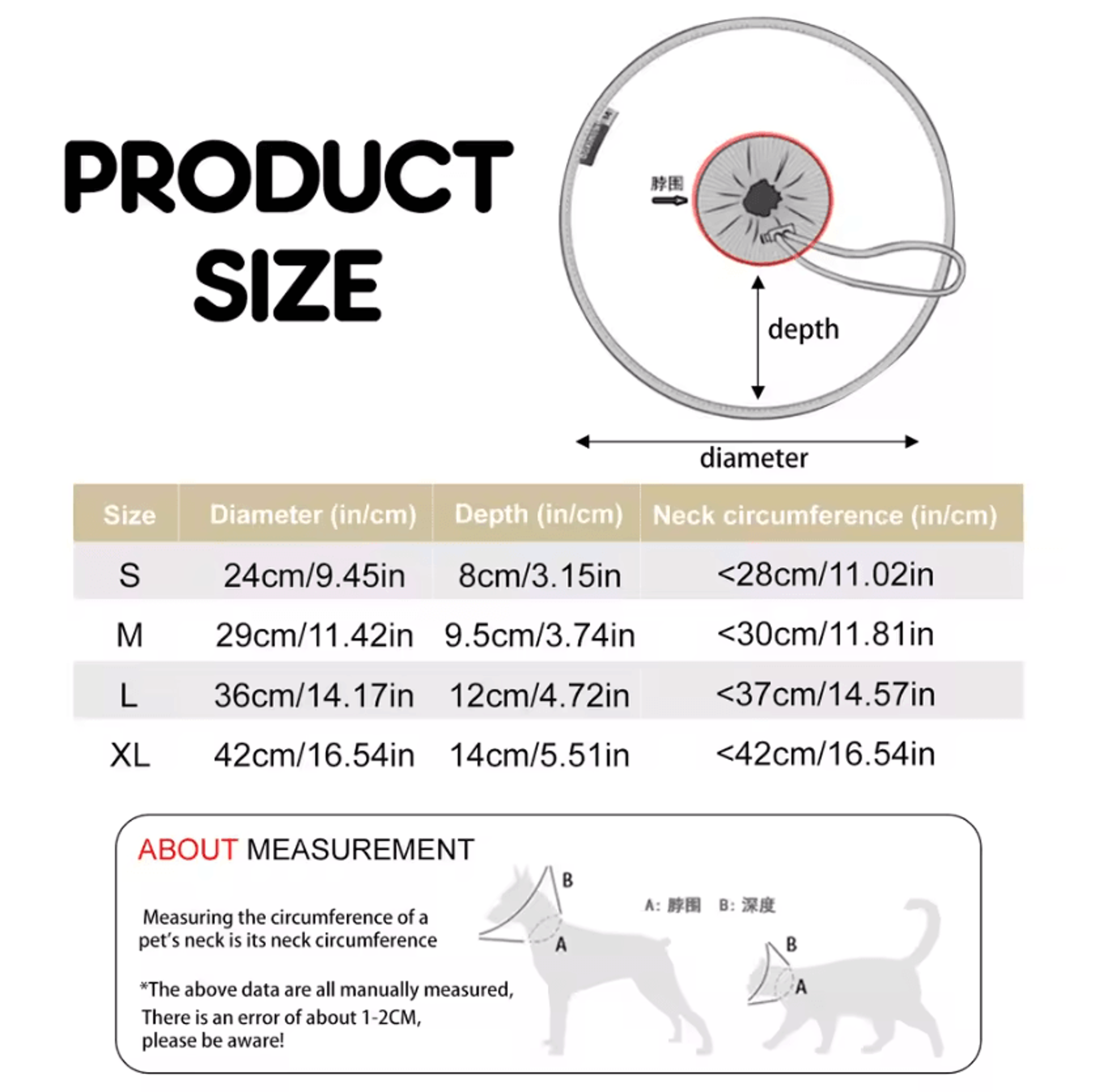 ComfortGuard Lightweight Recovery Cone Collar For Cats  Dogs 4