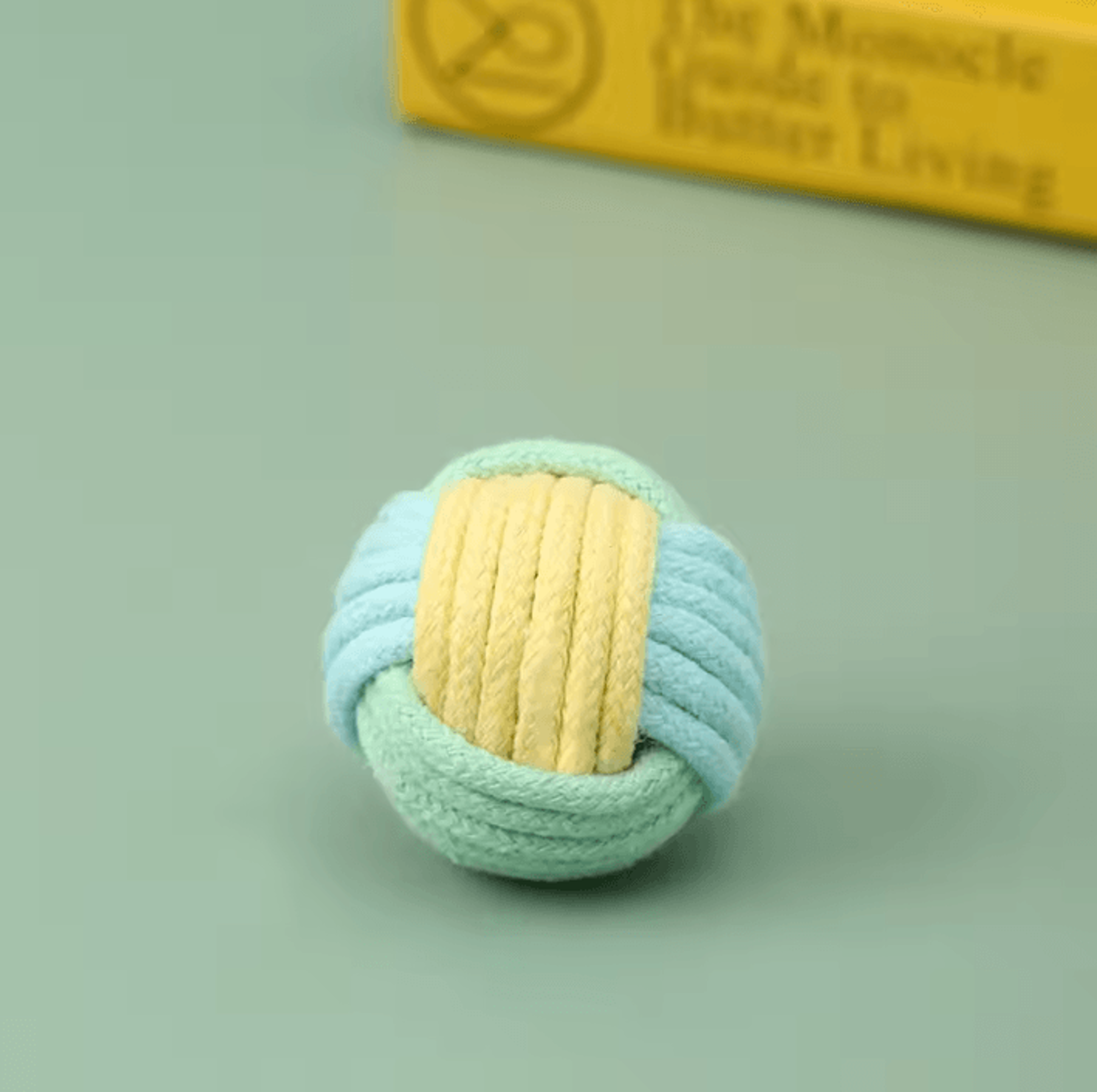 KnotPlay Interactive Cotton Rope Ball Cat Toy 5