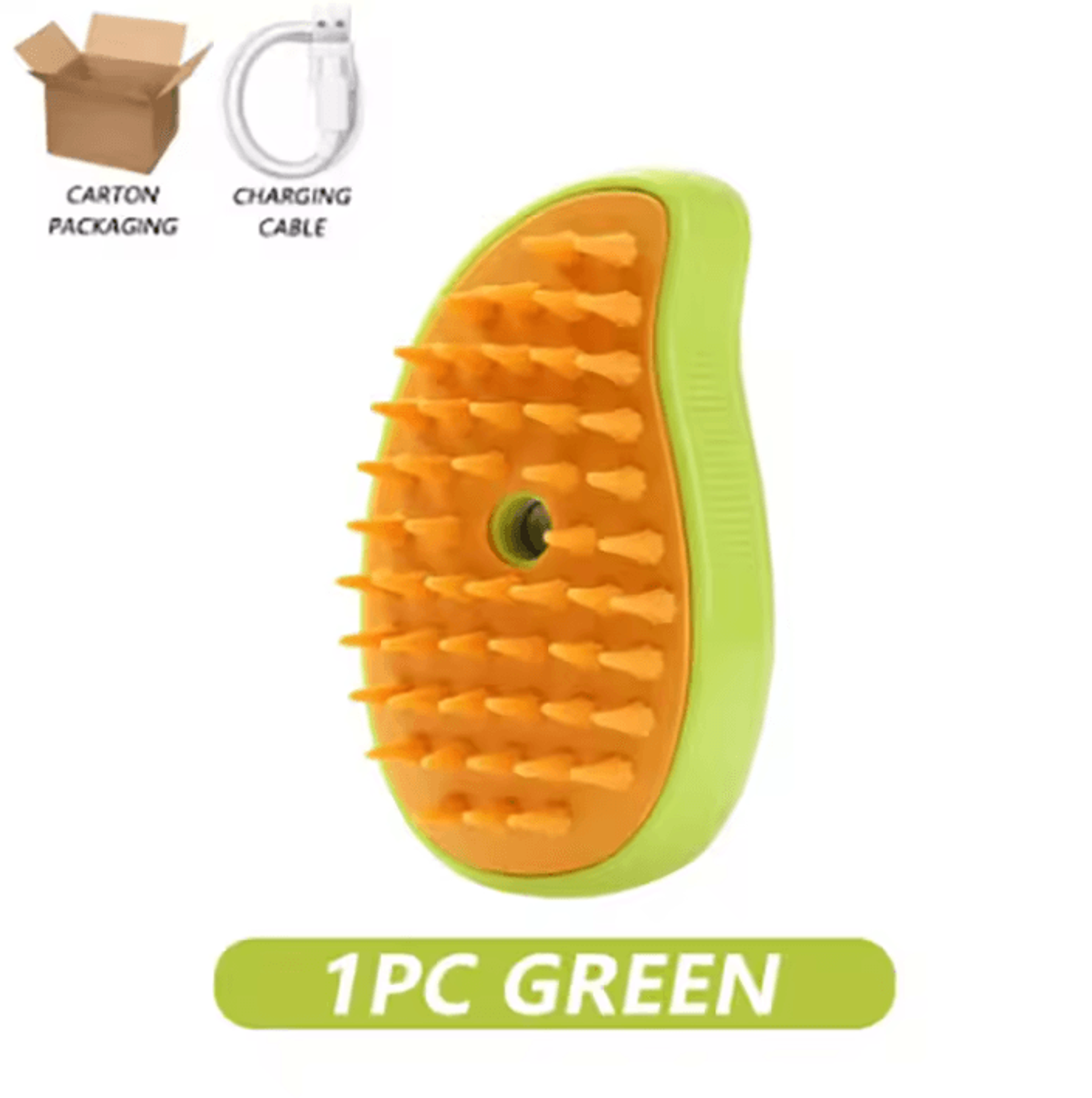 SteamGroom 3in1 Electric Pet Steam Brush  Massage Comb 3