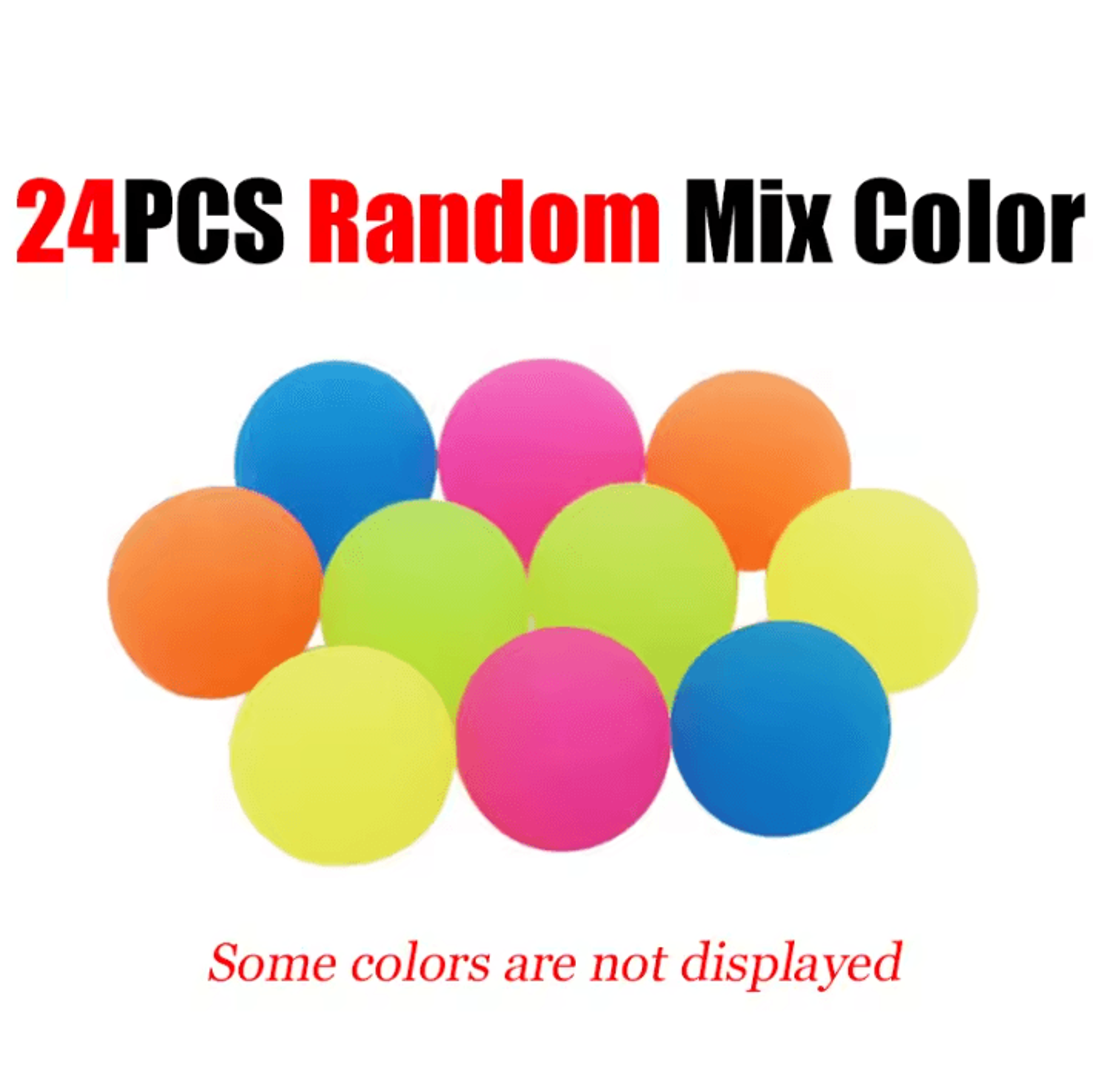 Assorted Pet Bouncing Balls Set  Interactive Chase Toys For Cats  Dogs 4