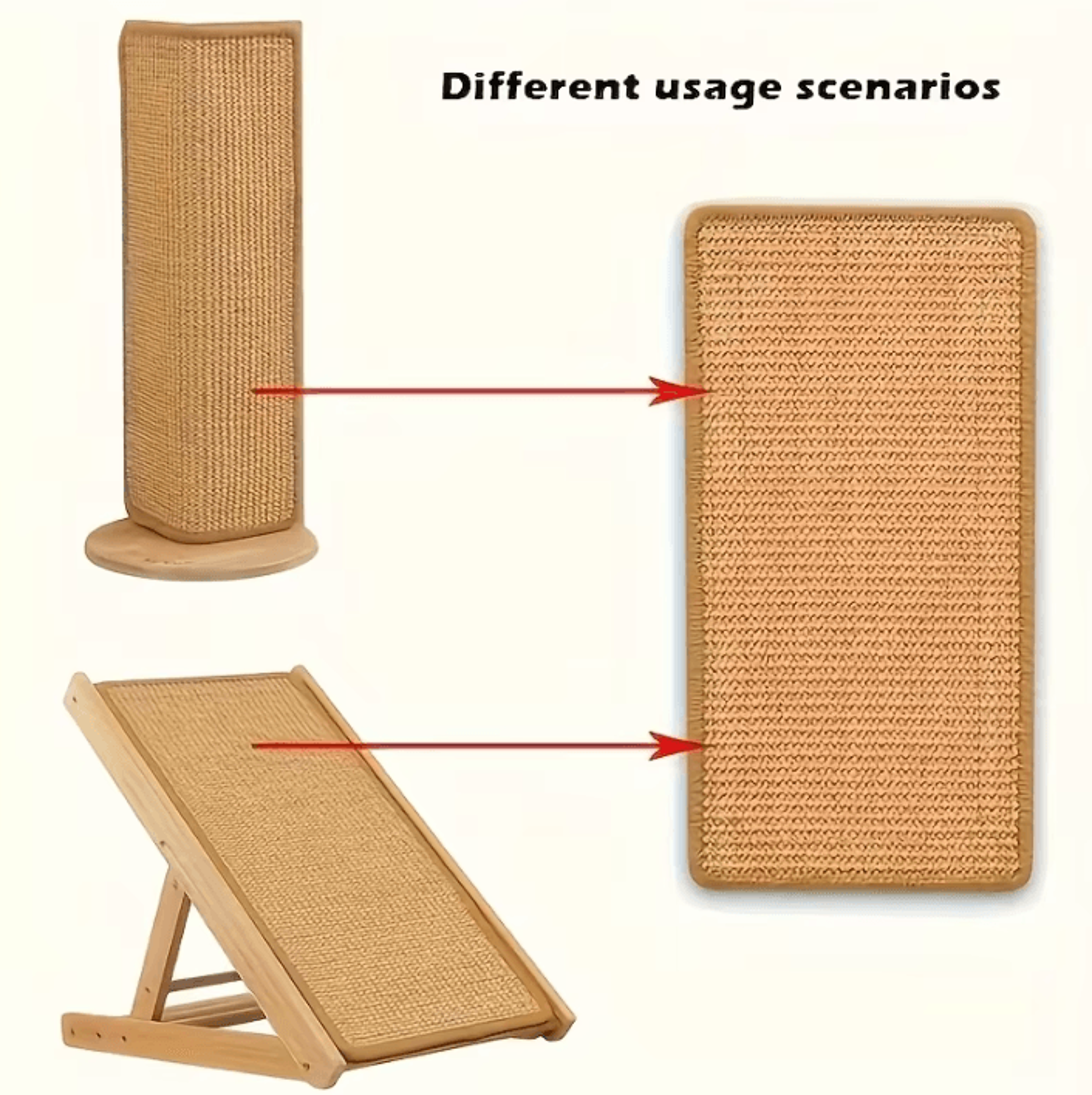 Sturdy Sisal Cat Scratching Post  Natural Scratcher For Healthy Claws  Furniture Protection 1