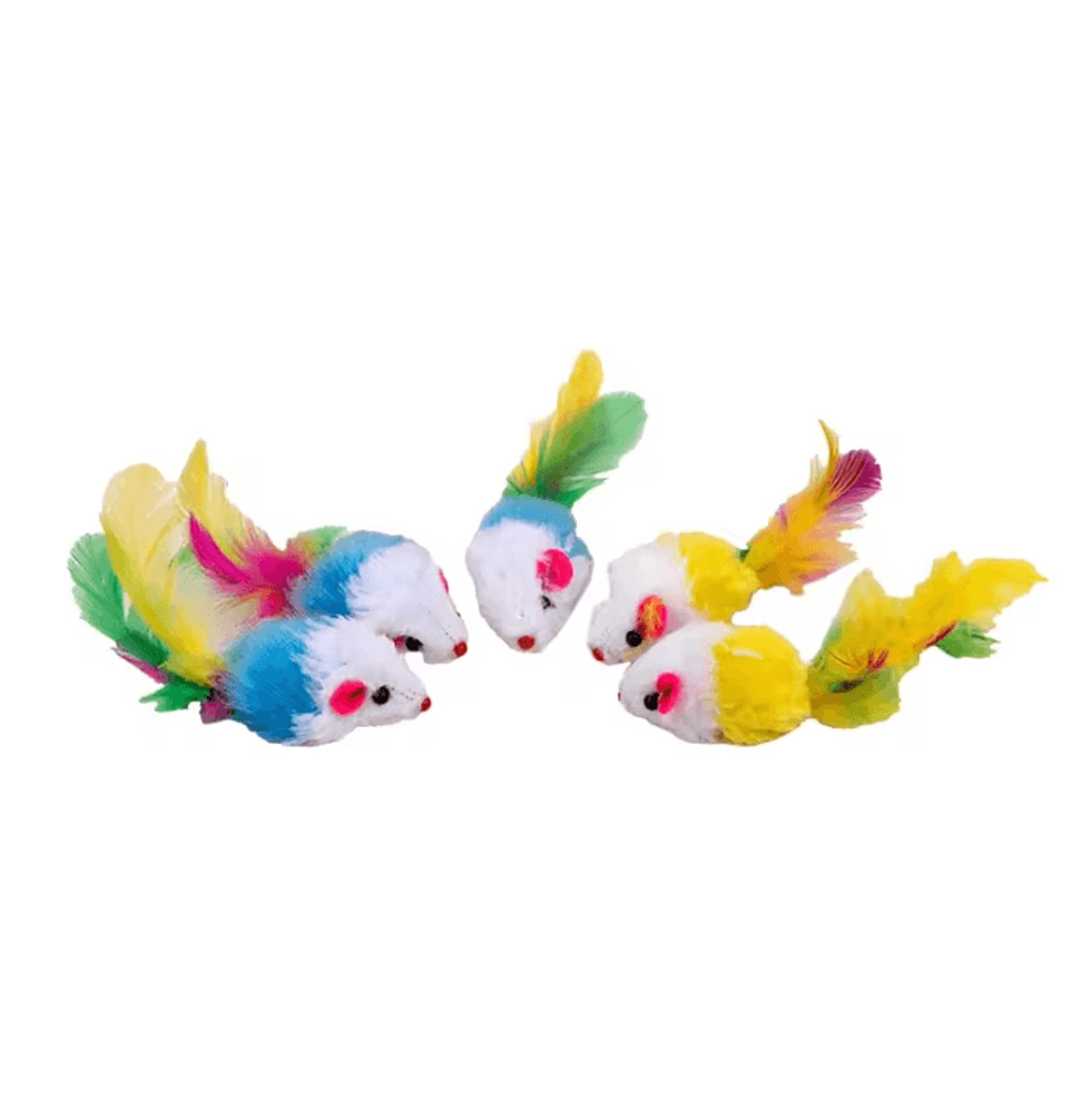 Interactive Rattle Mouse Cat Toy Set  5PCS10PCS20PCS Pack 3
