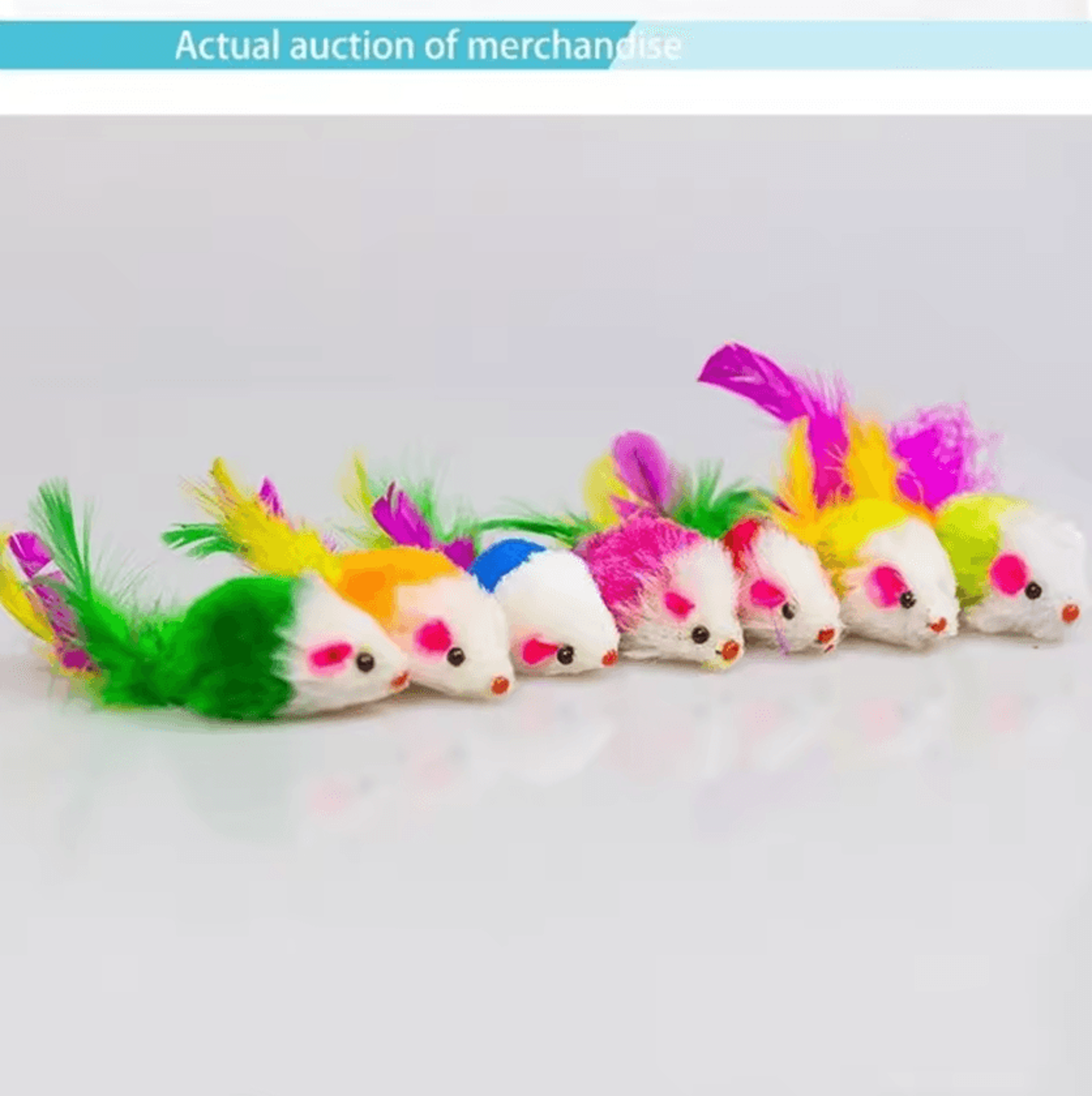 Interactive Rattle Mouse Cat Toy Set  5PCS10PCS20PCS Pack 4
