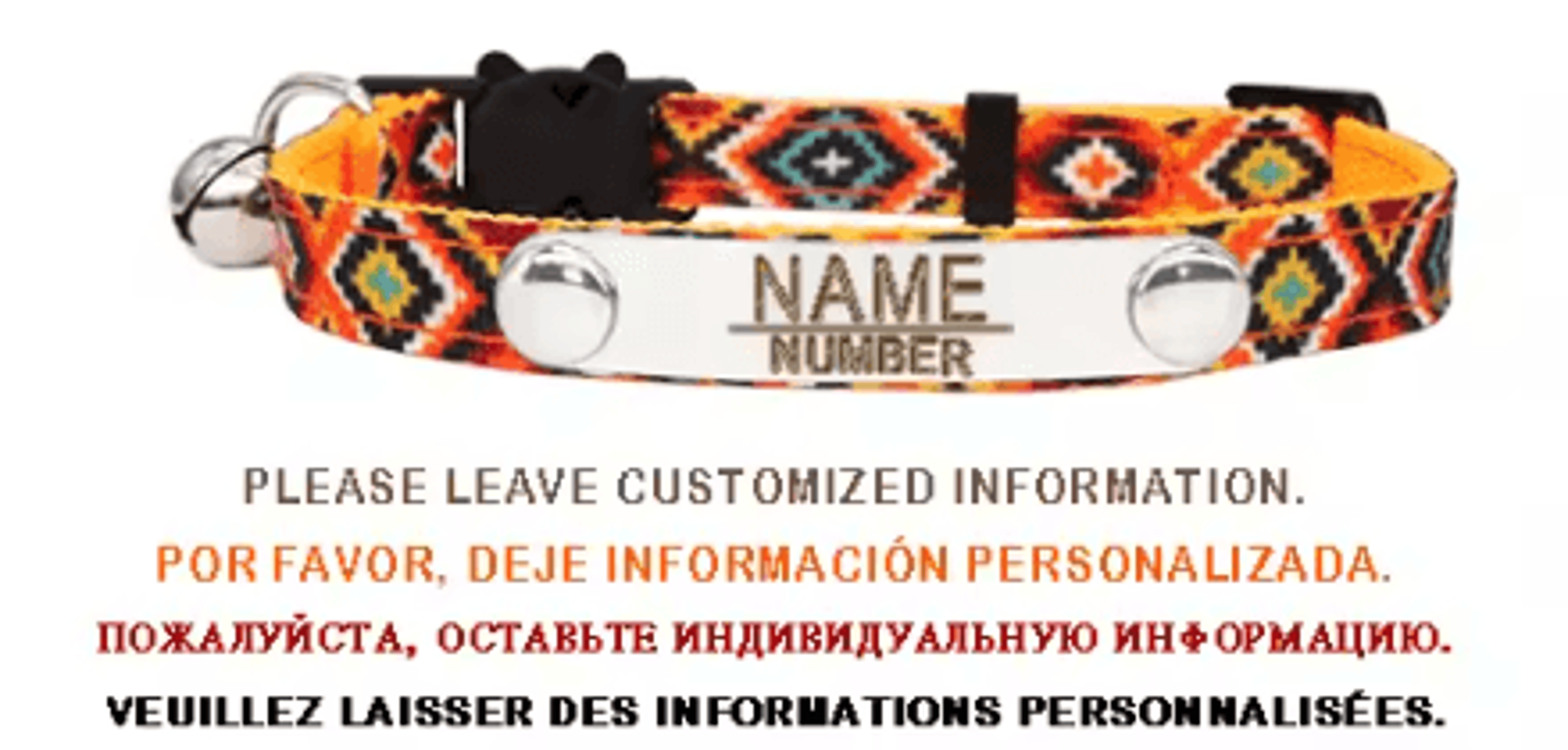 Personalized Bell Cat Collar Adjustable Breakaway Buckle Small Dog Collar Pet Supplies Nameplate Ki 4
