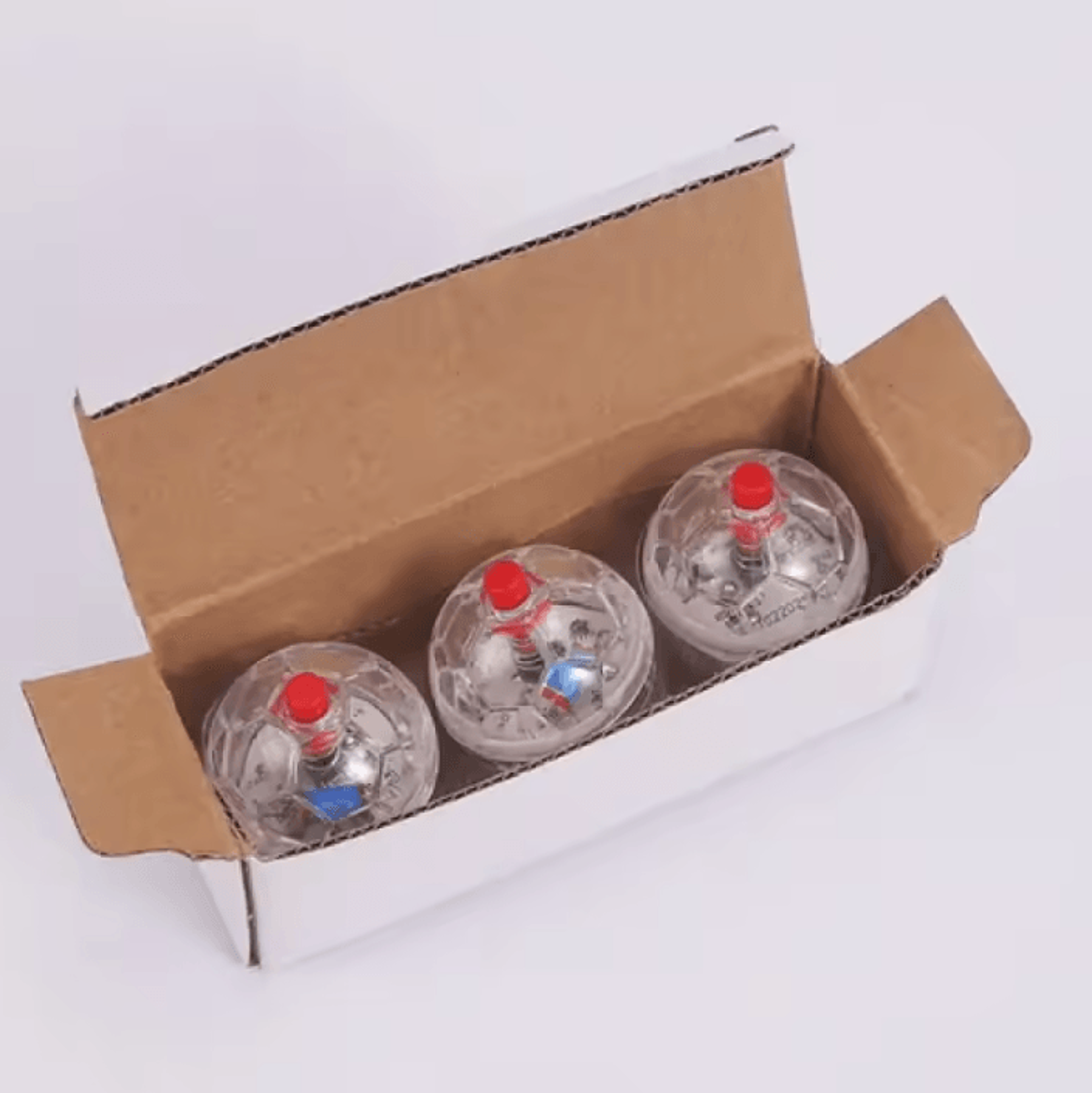 GlowChase Motion Activated Flash Ball Cat Toy Set 3
