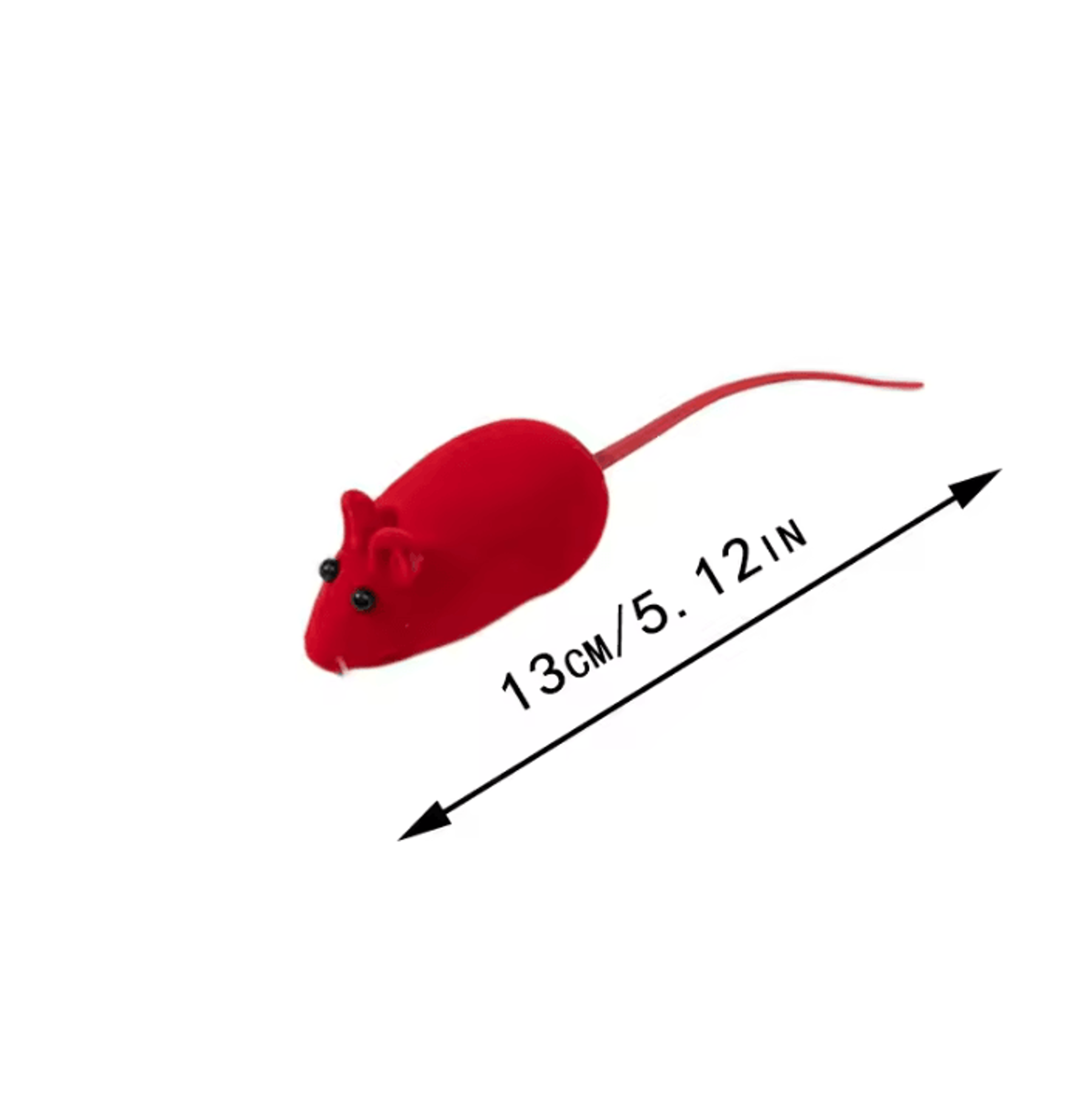 SqueakMouse Interactive Rubber Cat Toy 2
