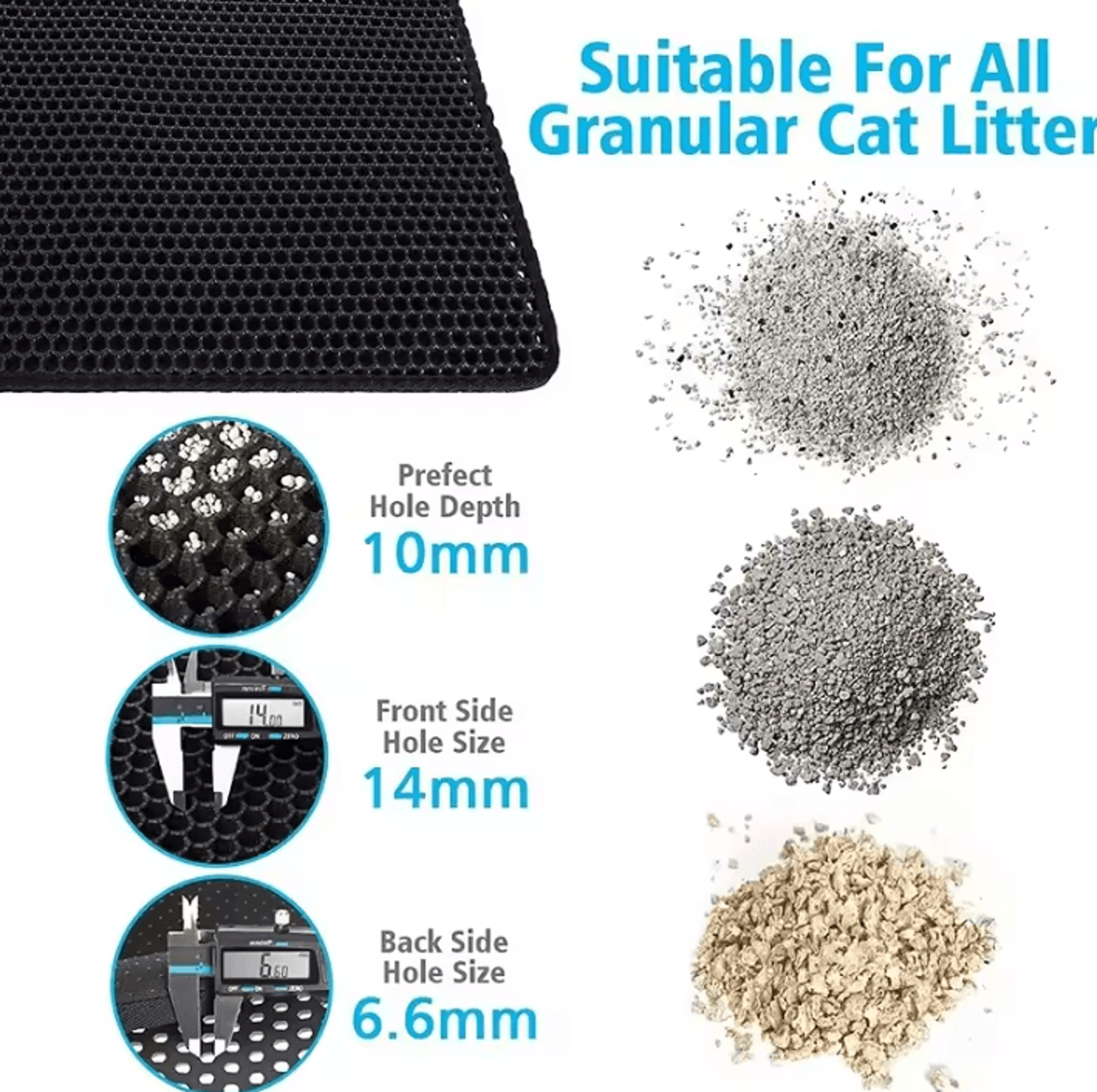 TrapClean DoubleLayer Waterproof Cat Litter Mat 2