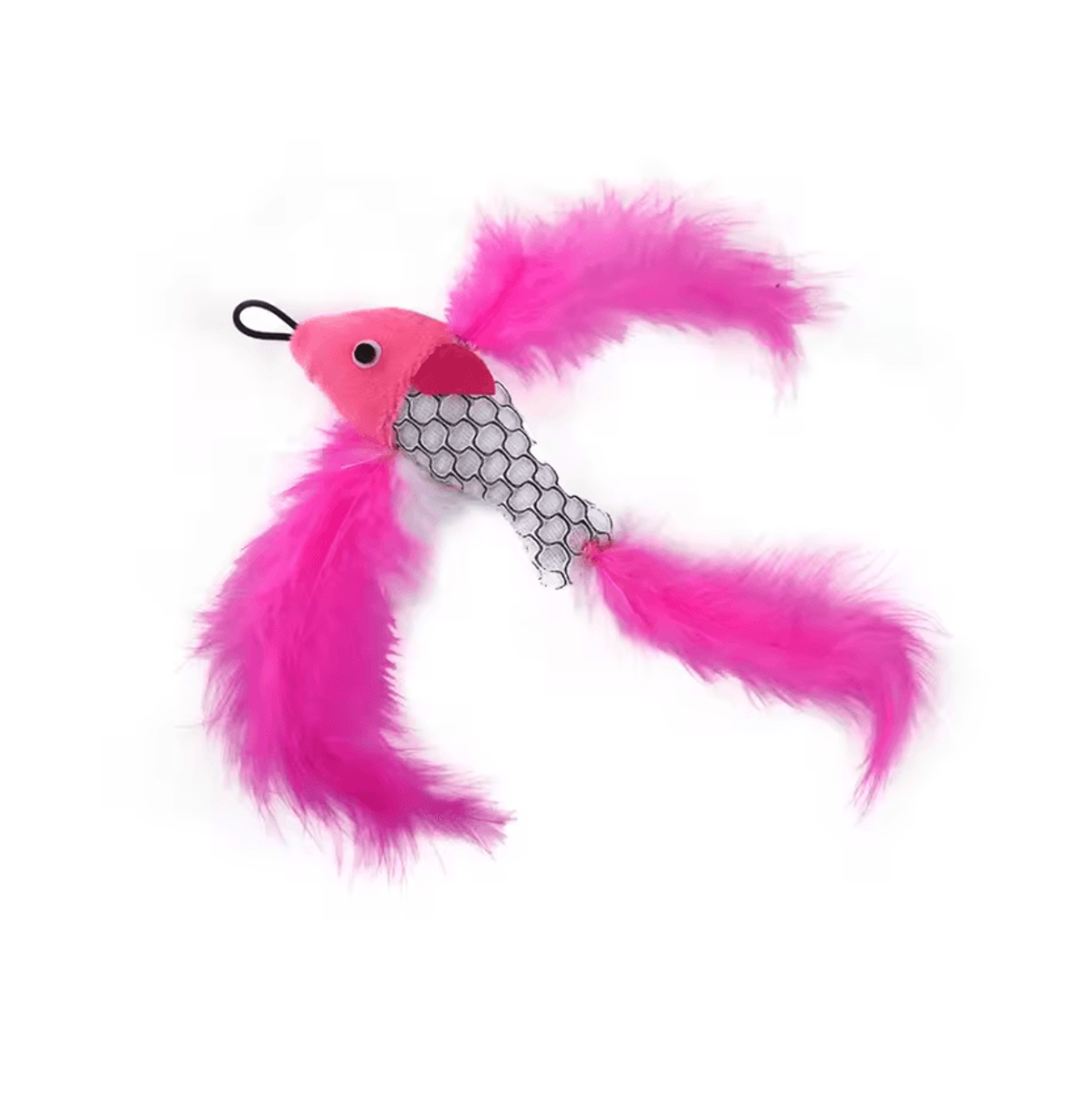 Flying Fish Plush Cat Wand Replacement Toy 2