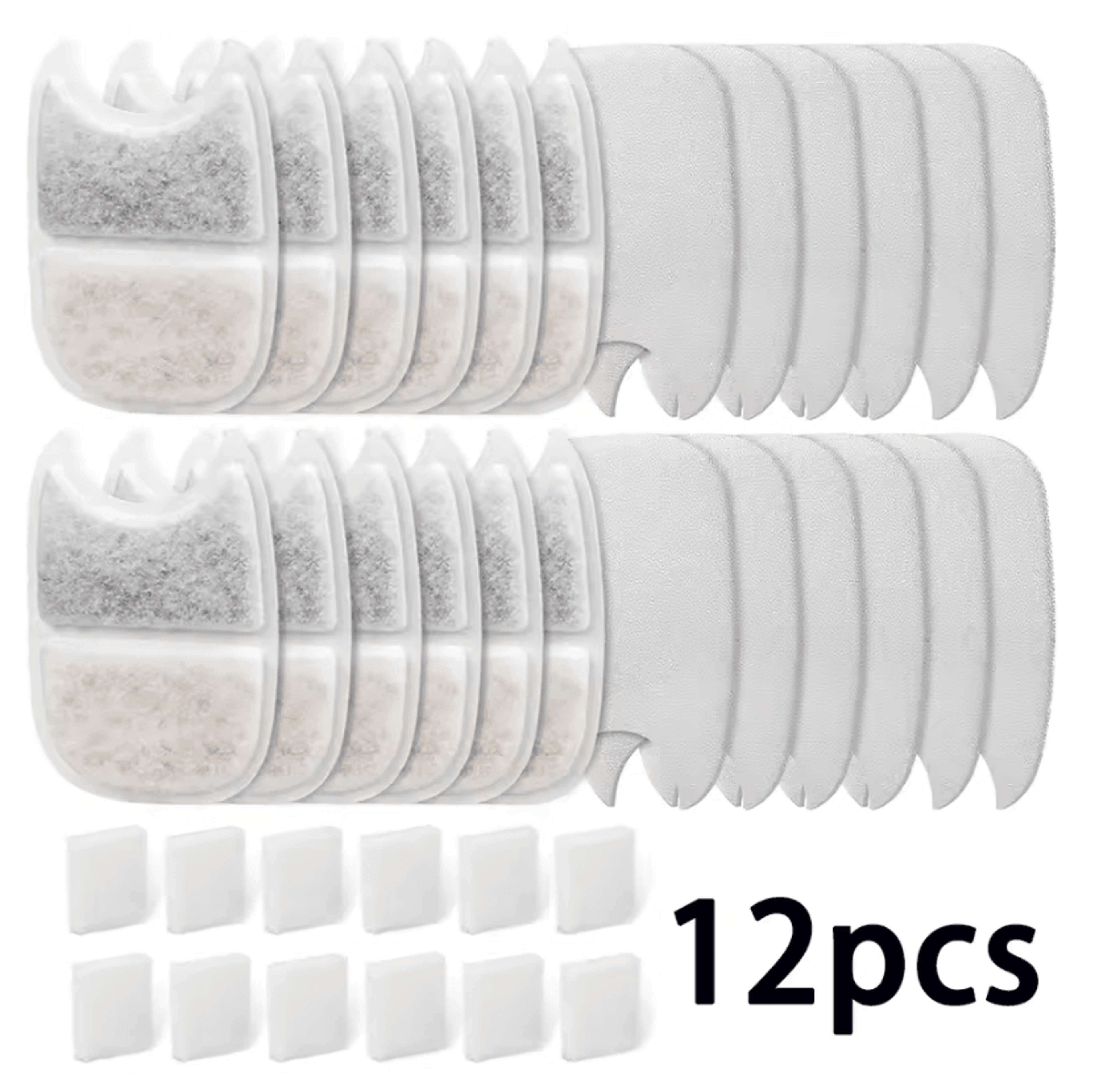 MultiPack Pet Water Fountain Replacement Filters 3