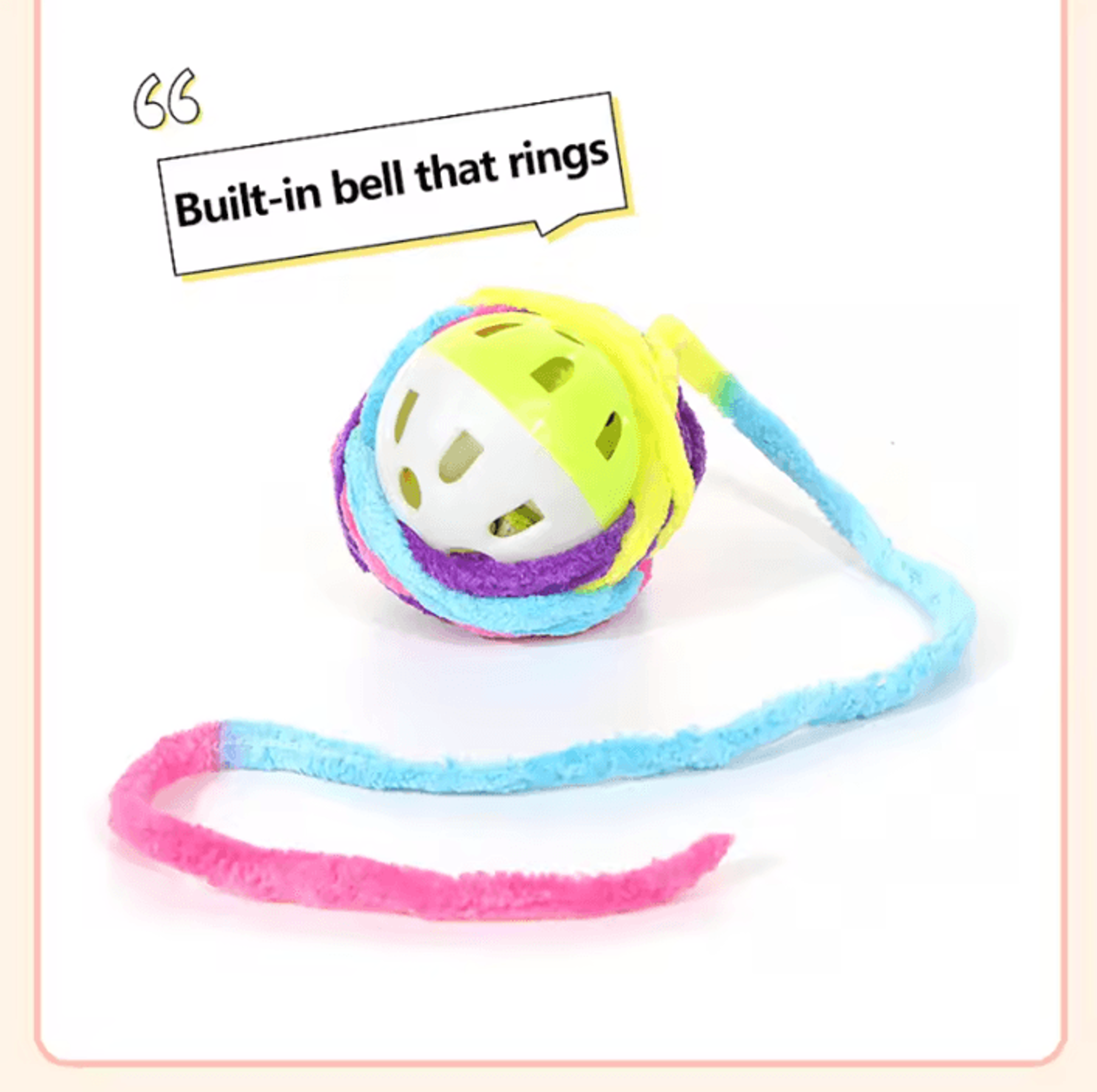 Wool Yarn Bell Cat Toy Balls Set  Interactive Play Balls For Cats 2