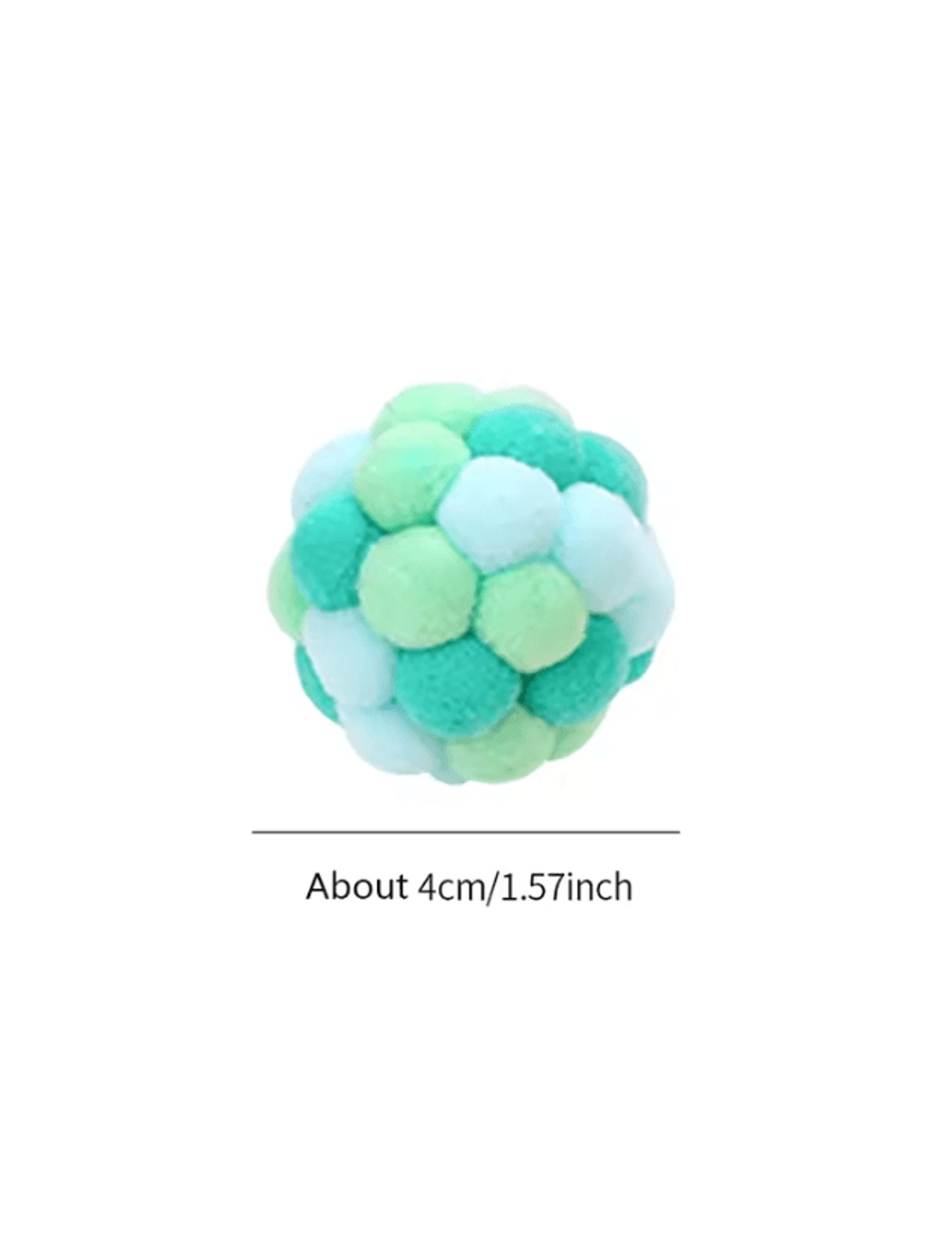 RainbowBounce Handmade Bell Ball Cat Toy 10