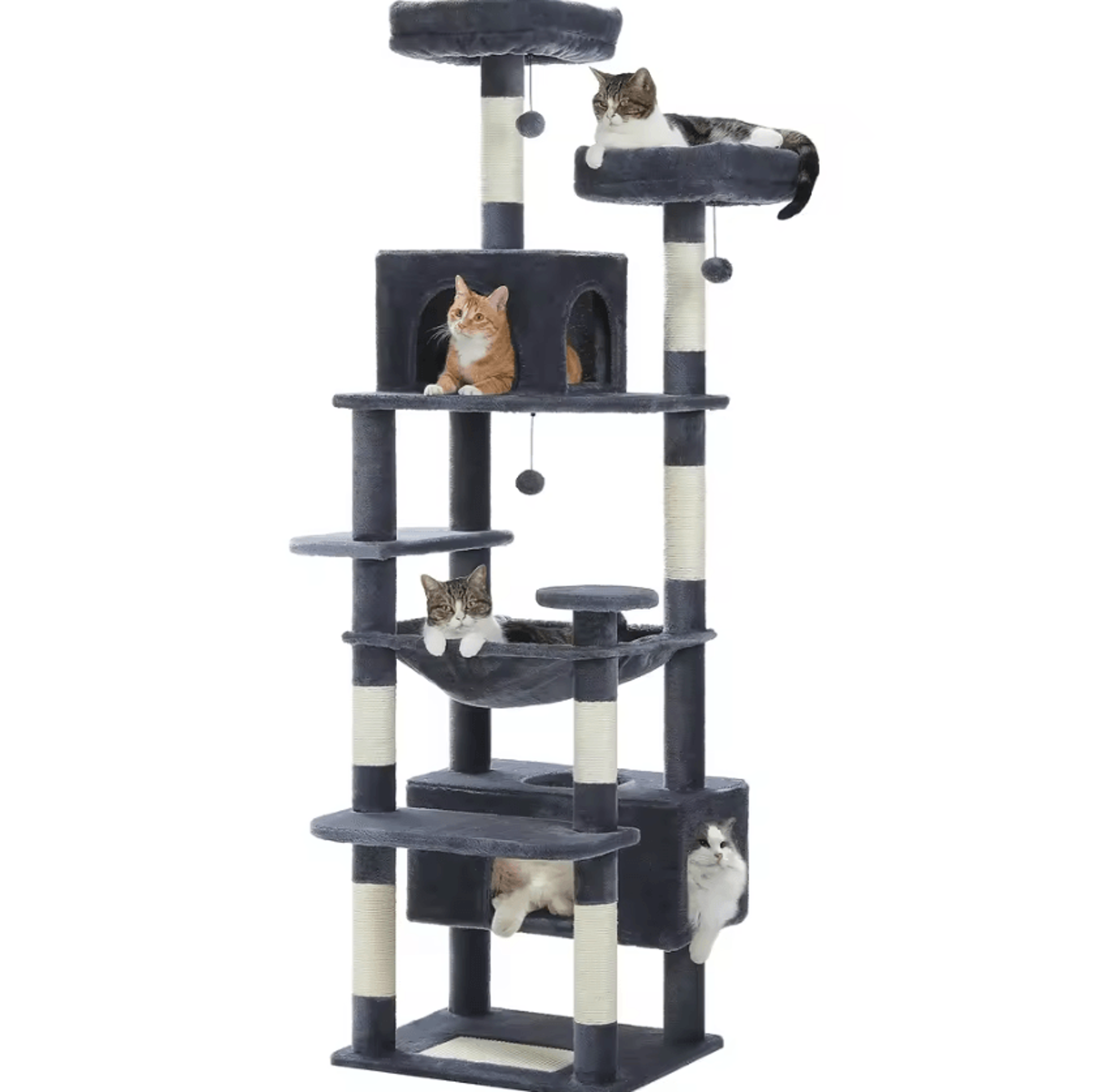 SkyClimb MultiLevel Cat Tree Tower 4