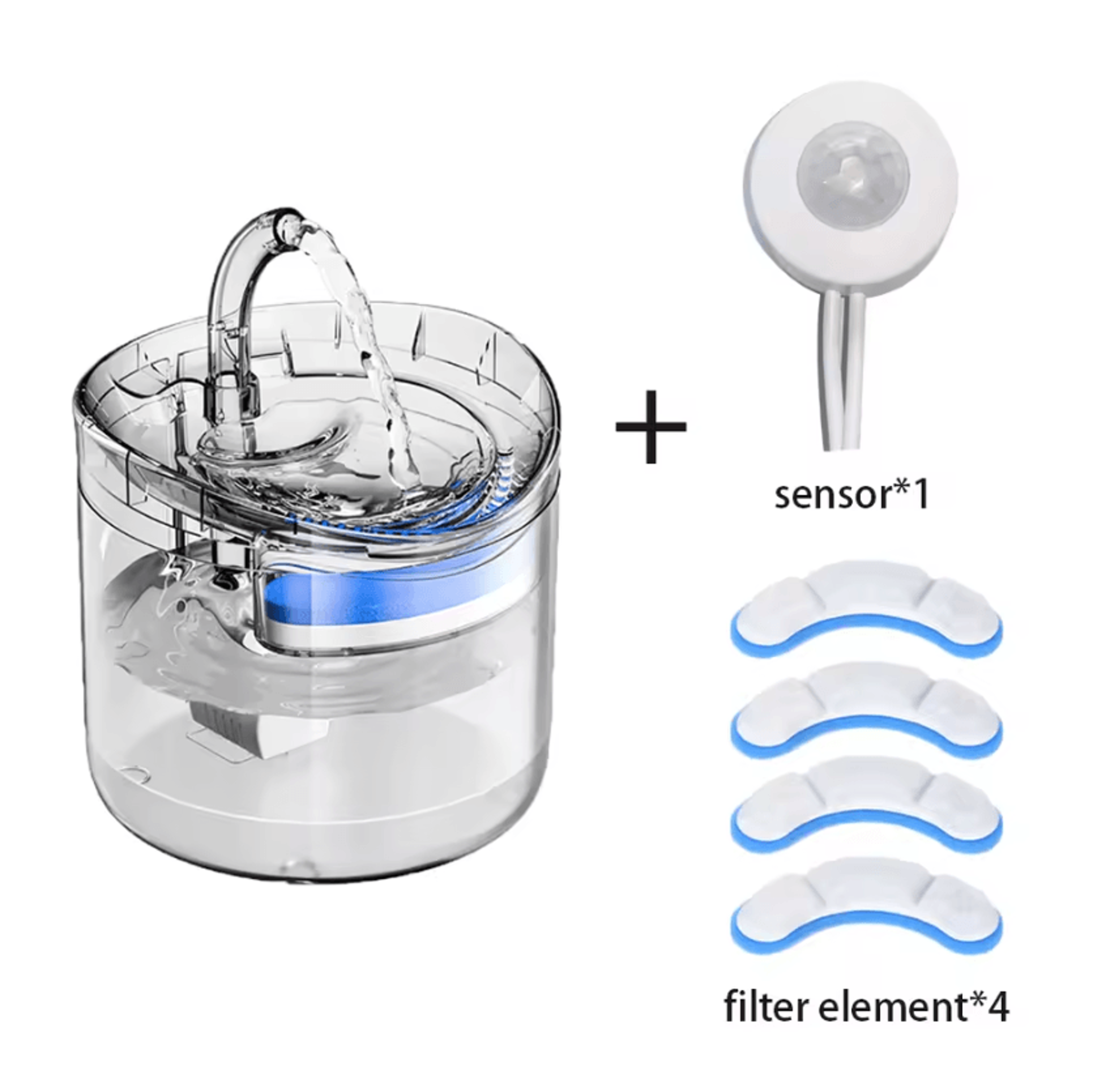 AquaSense Automatic Sensor Pet Water Fountain 5