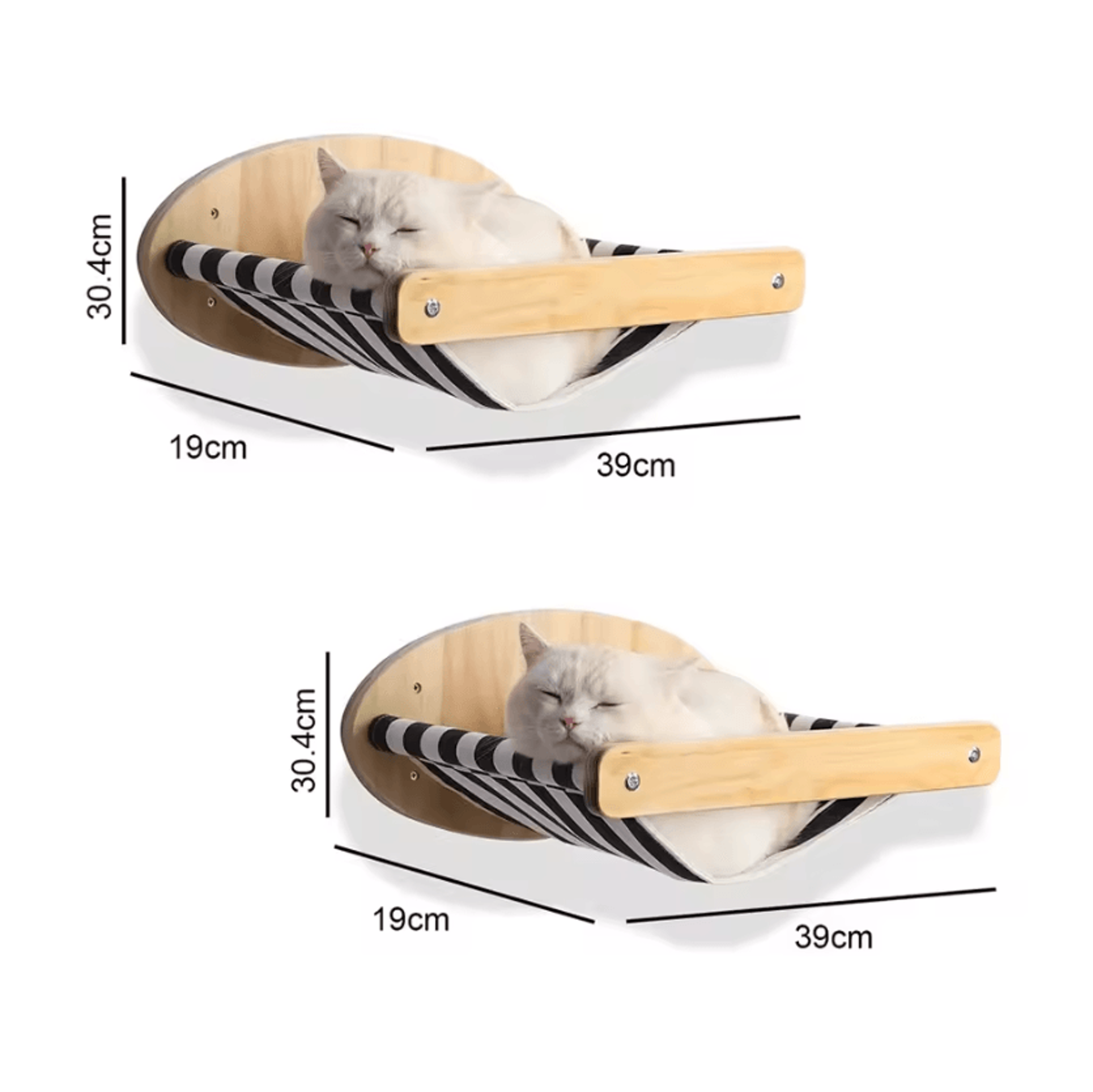 SkyPaws WallMounted Cat Climbing  Hammock Set 11