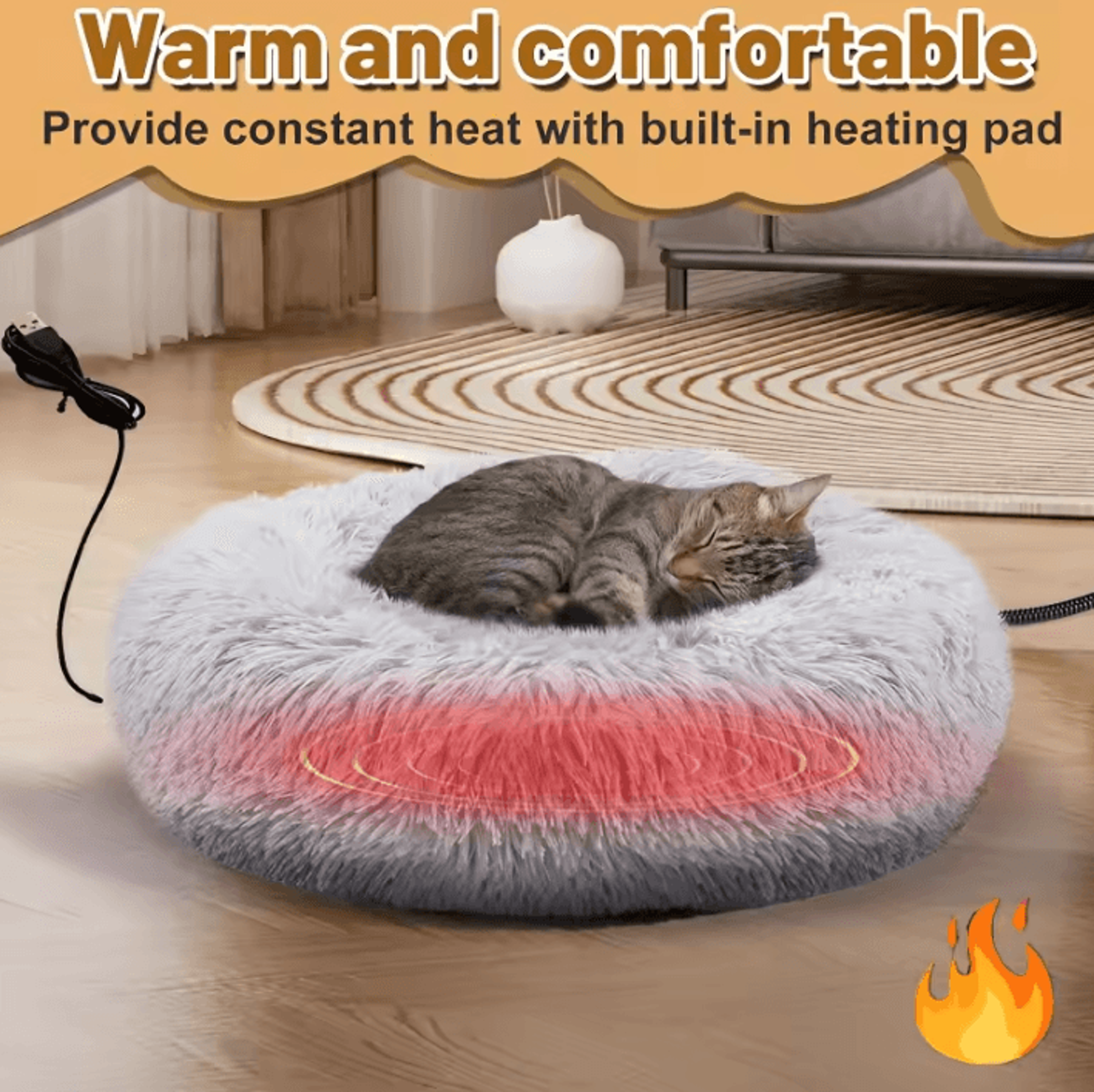 WarmNest USB Heated Pet Bed 0