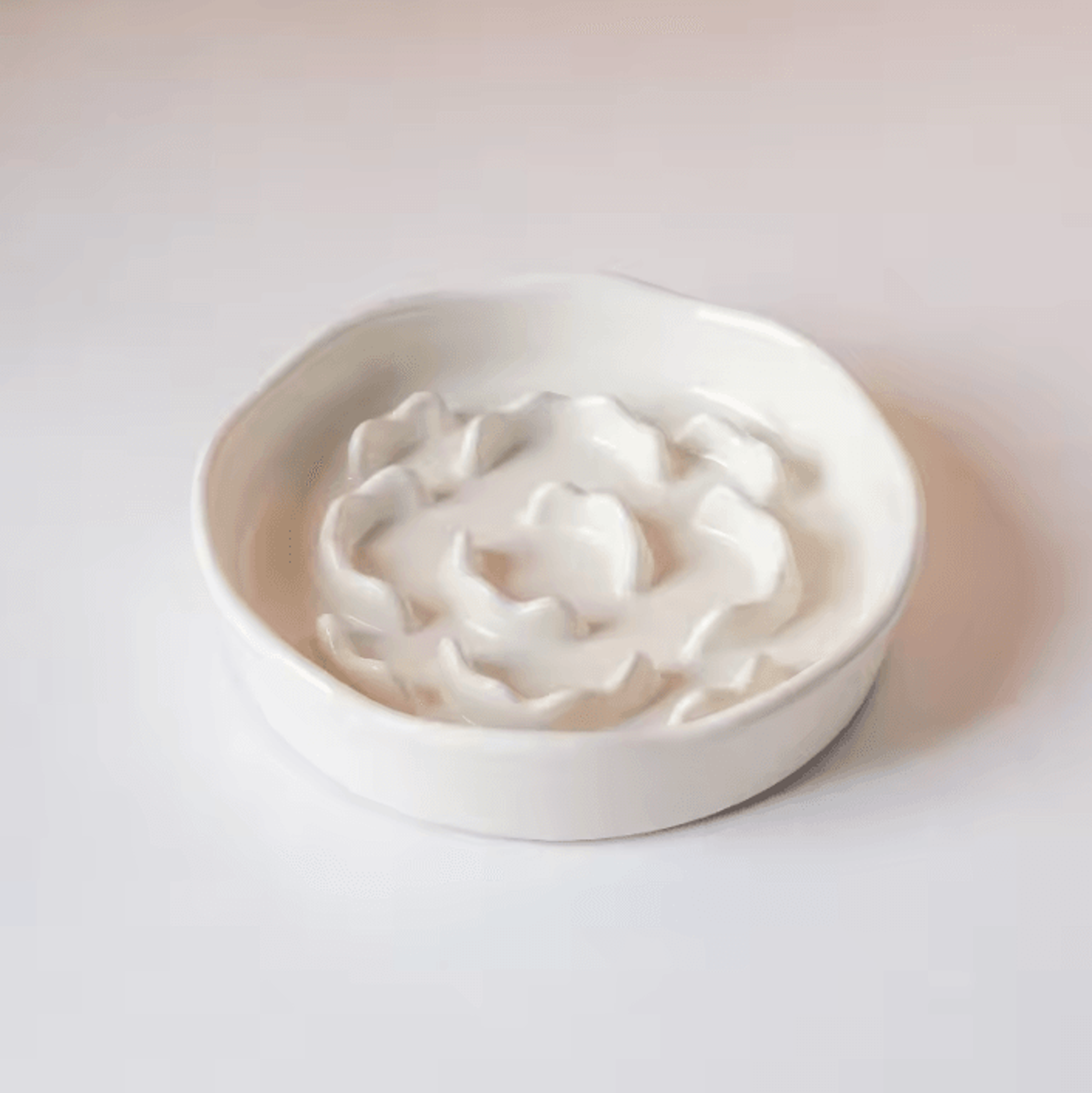 ElevaBite Ceramic Slow Feeder Pet Bowl 3