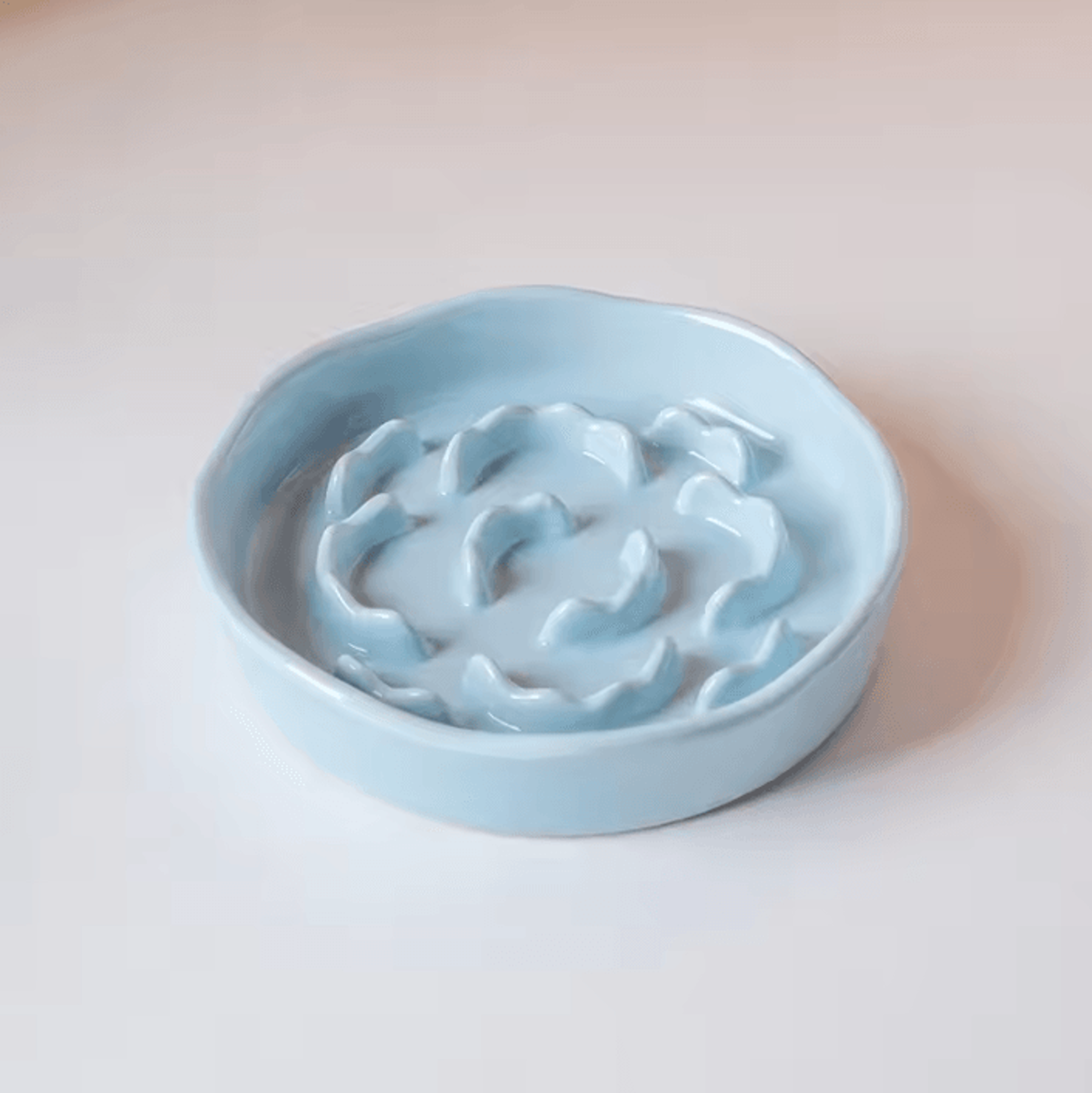 ElevaBite Ceramic Slow Feeder Pet Bowl 6