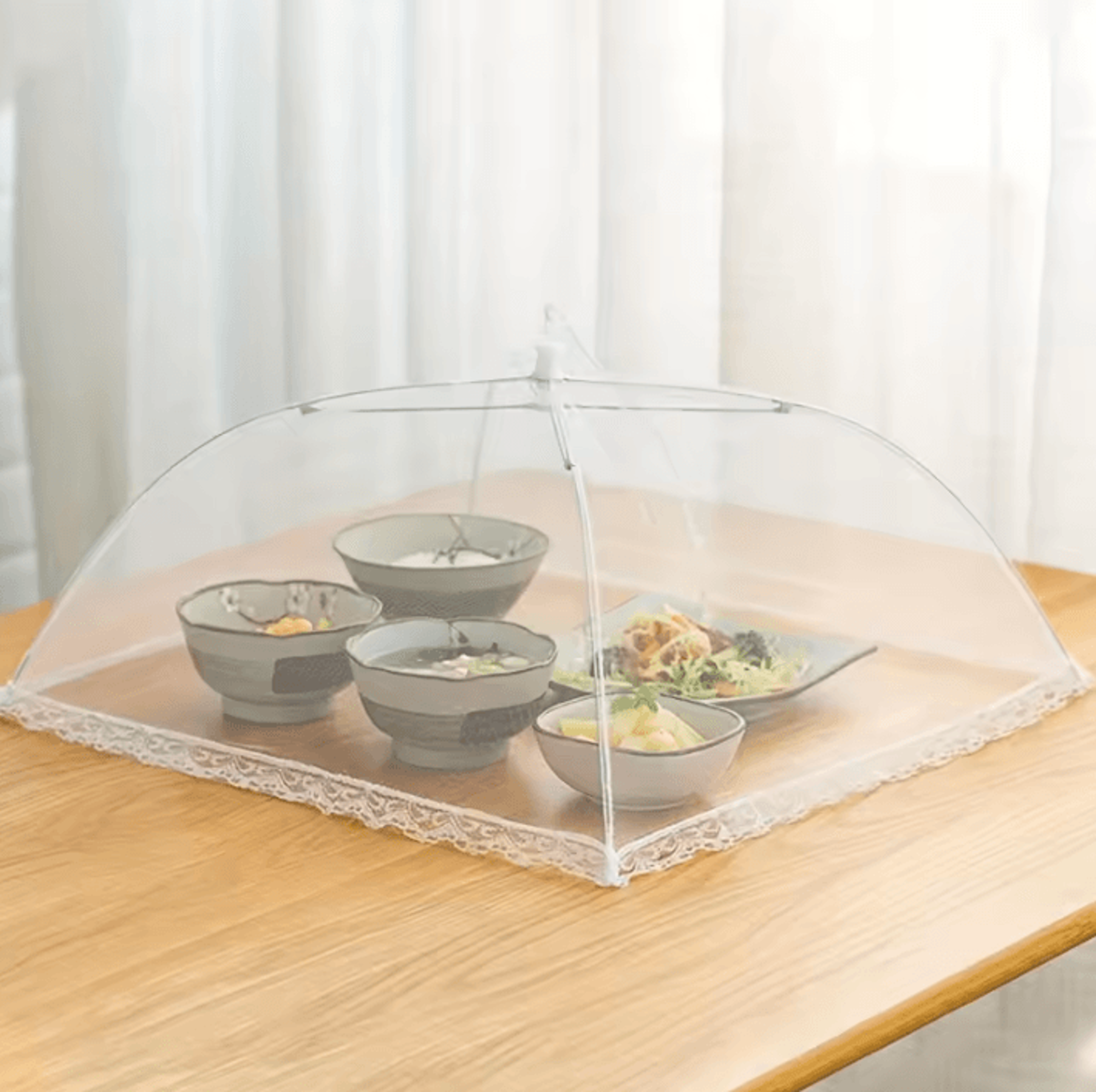 FreshShield Foldable Mesh Food Cover 2