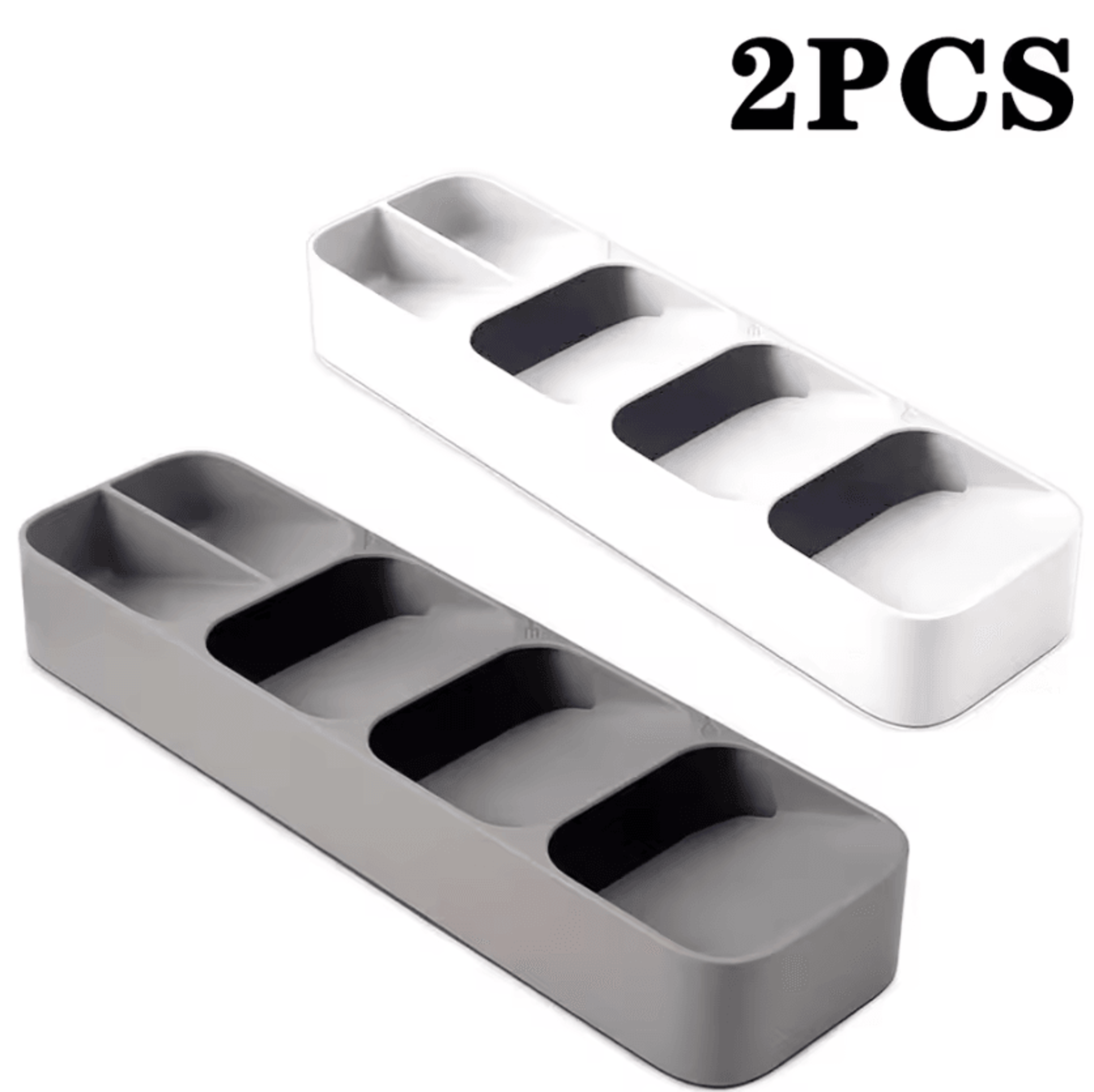 SortEase Cutlery Organizer Tray  Kitchen Drawer Storage Divider 4