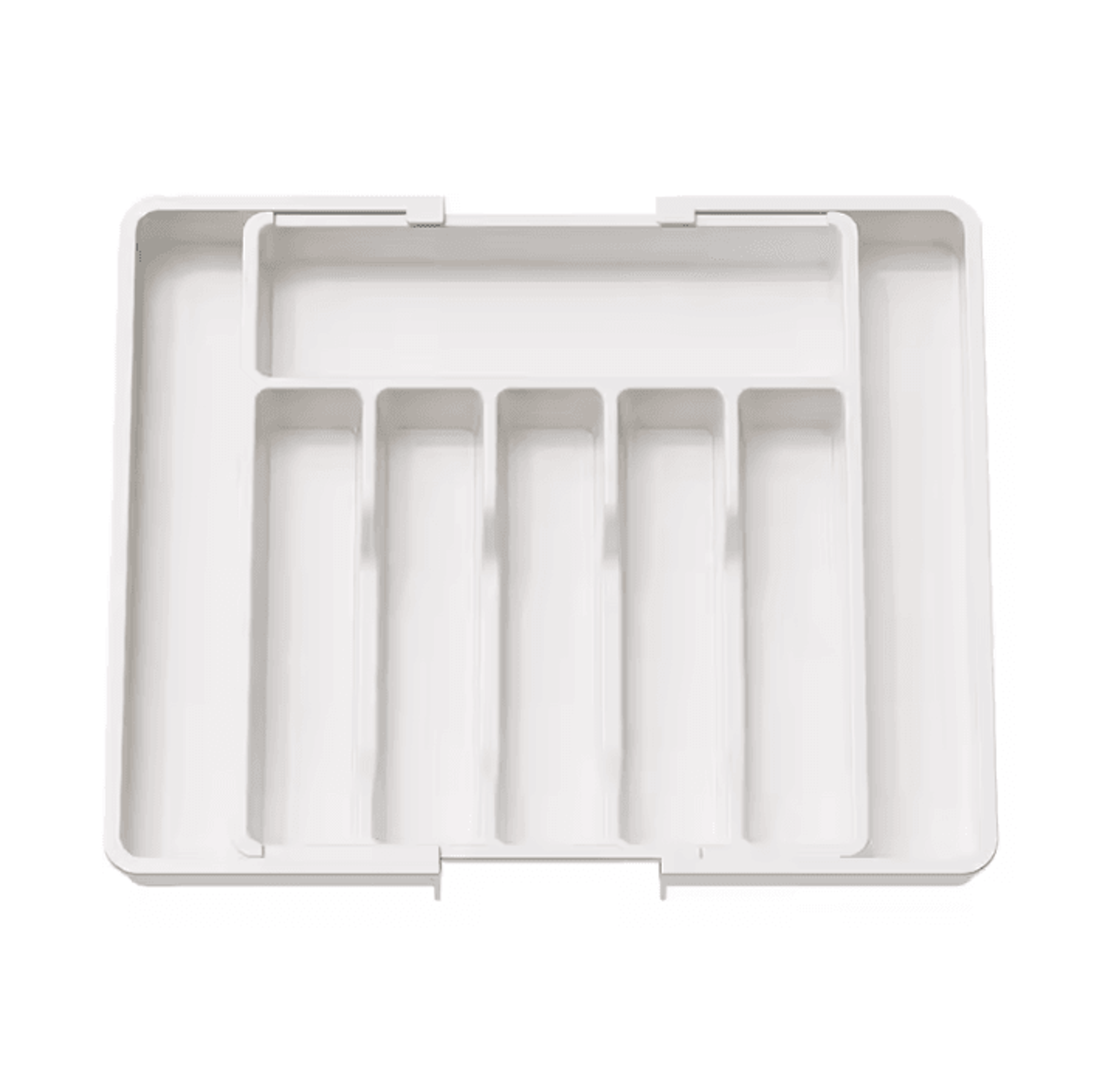FlexFit Expandable Cutlery Tray Organizer  Adjustable Silverware Drawer Divider 5