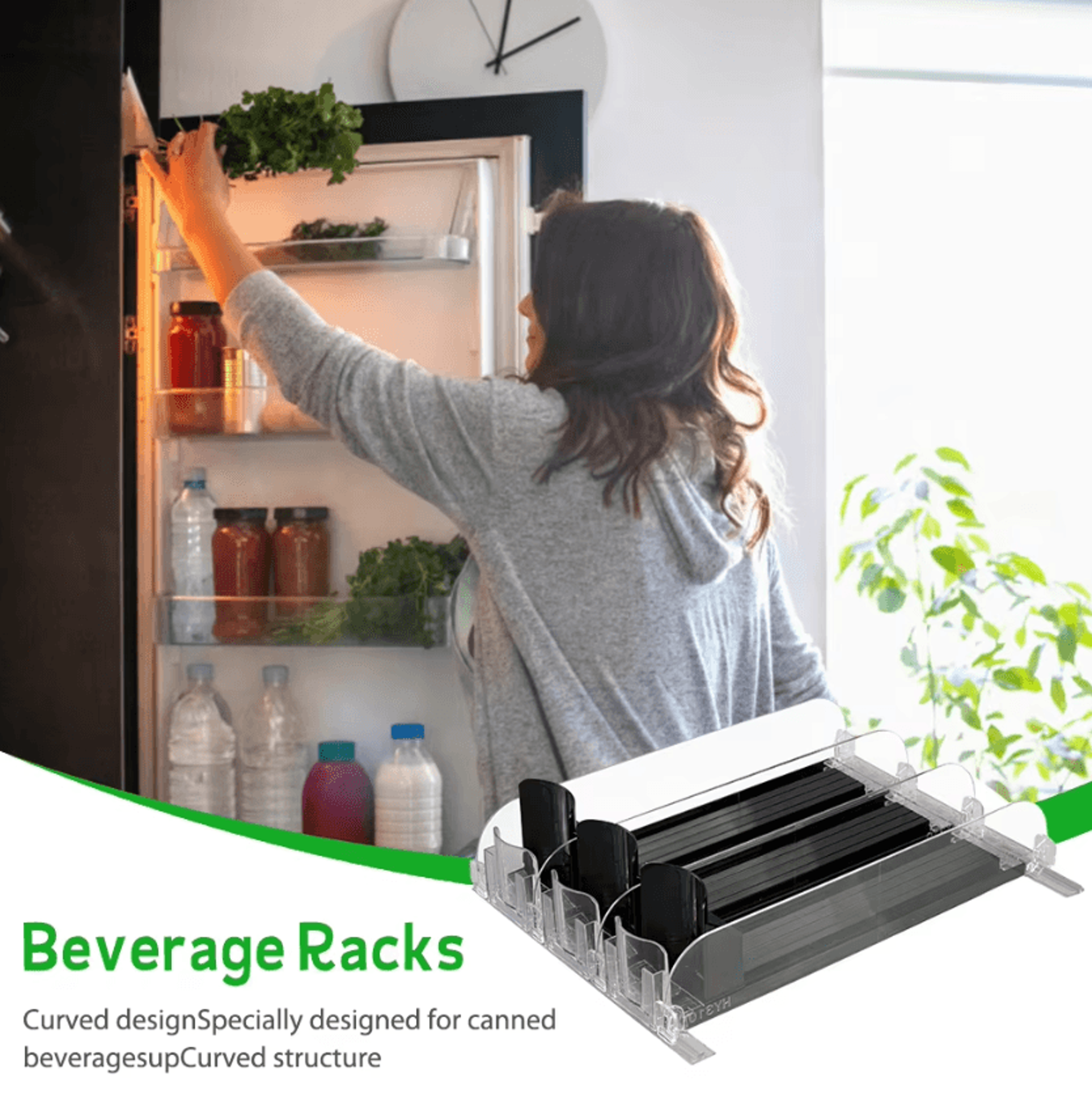 GlideFlow AutoFeed Beverage Can Organizer Rack 2