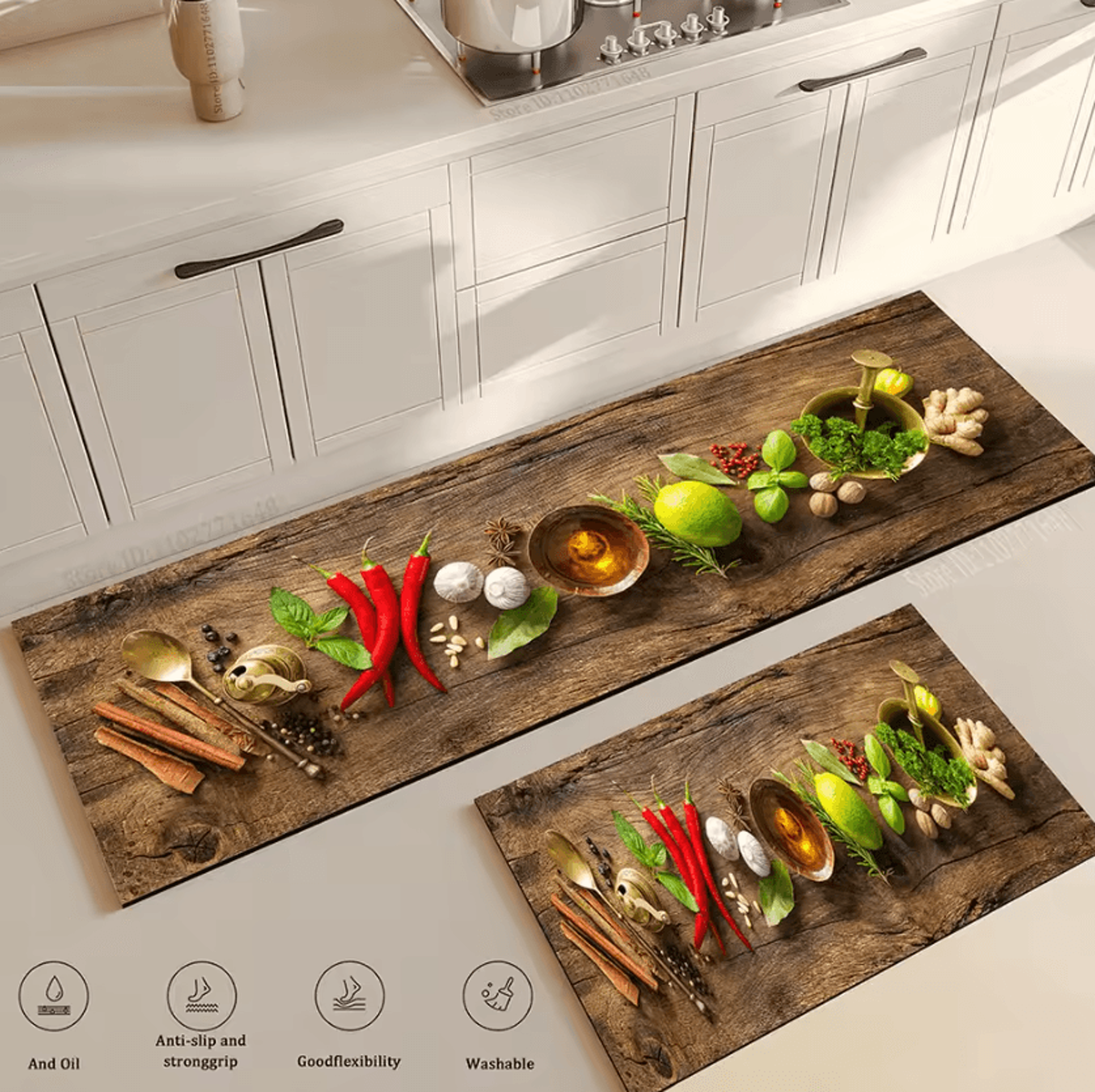 SpiceMarket Kitchen Floor Mat 0