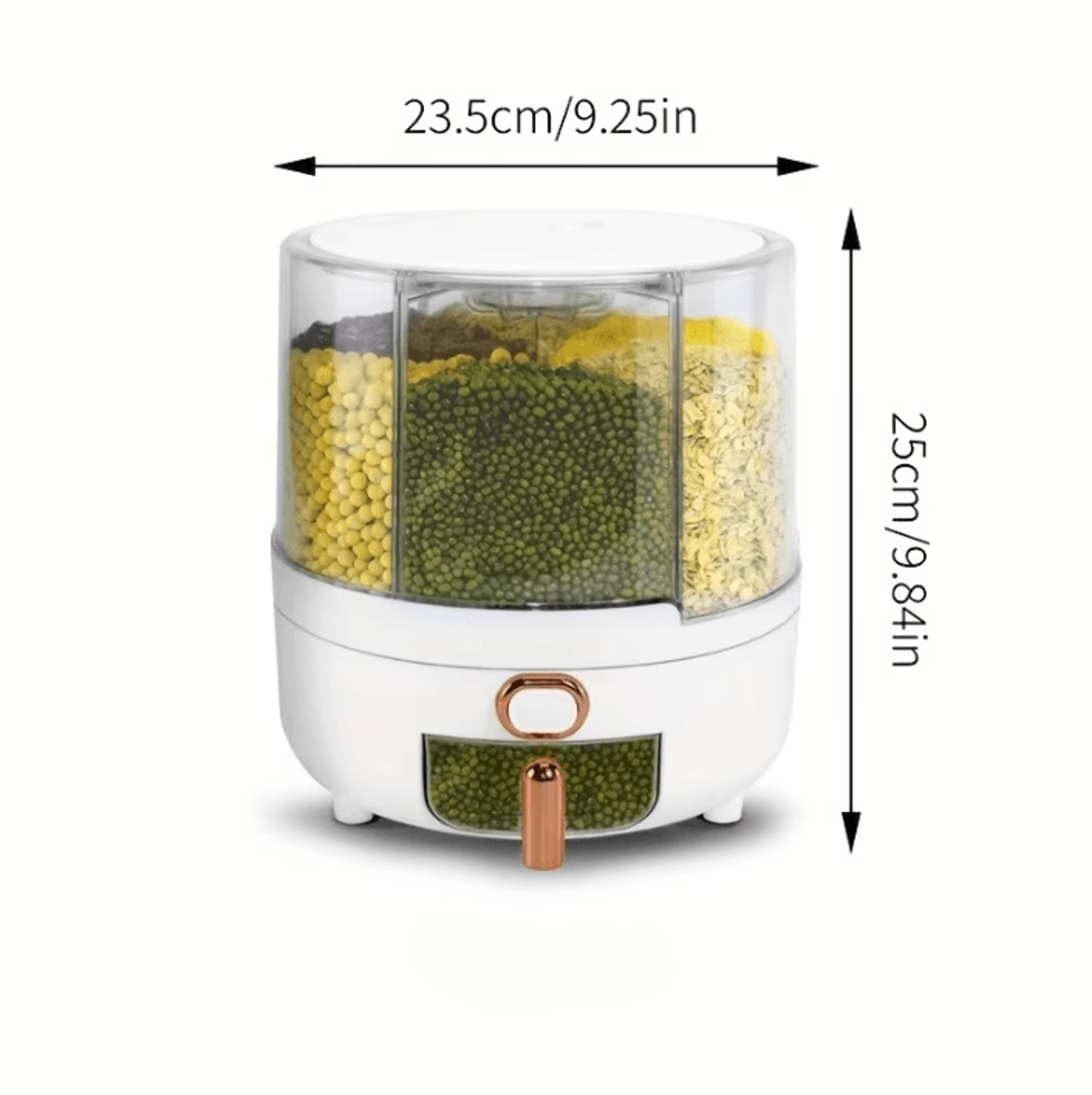 SpinFresh 360 Rotating Airtight Food Storage Container 1