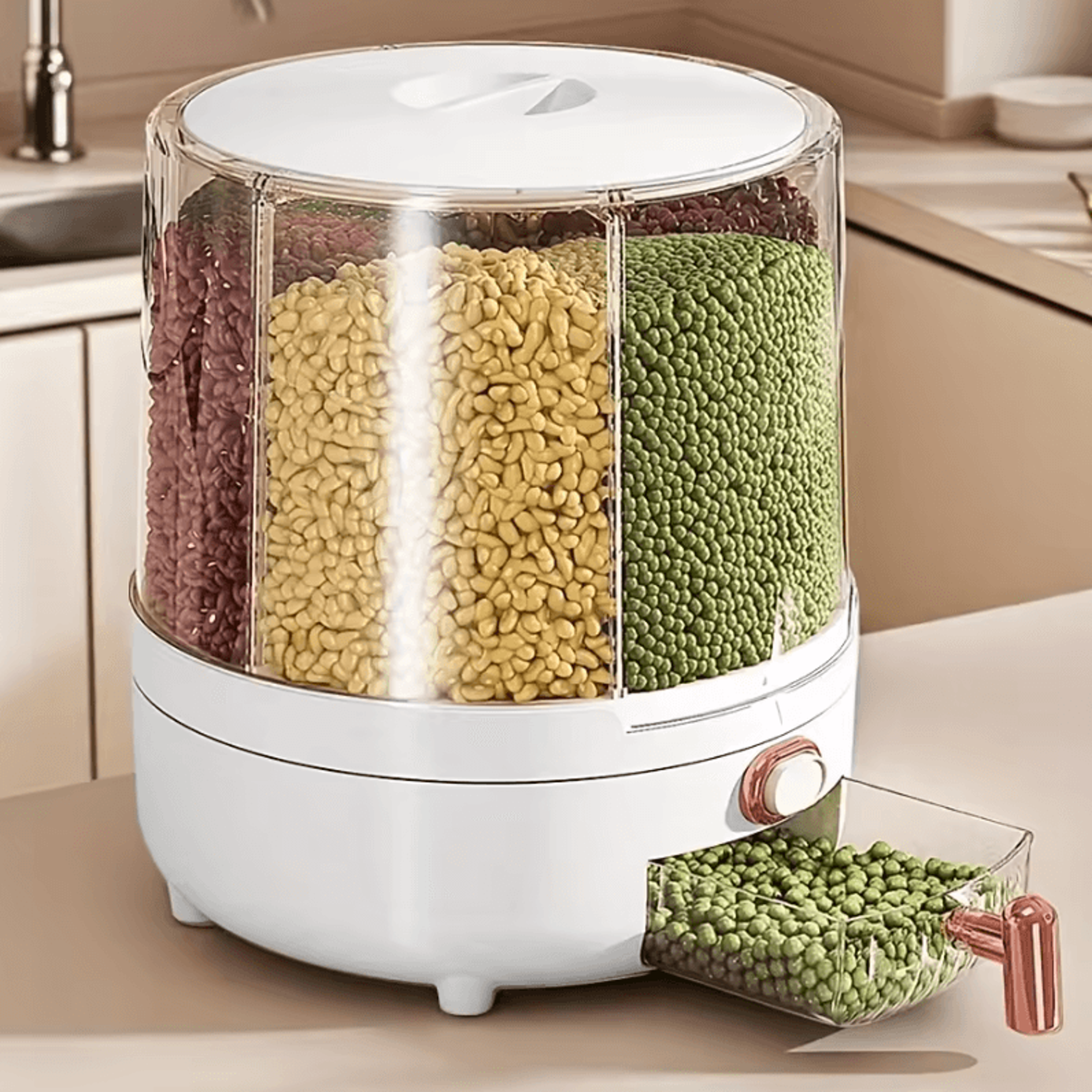 SpinFresh 360 Rotating Airtight Food Storage Container 4